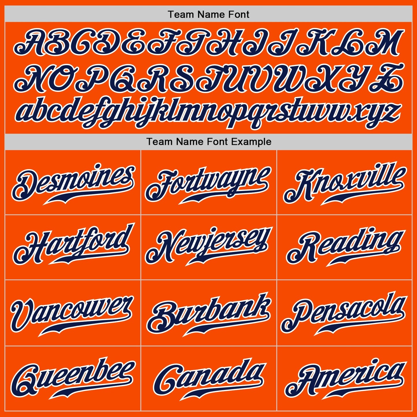 Custom Orange White Pinstripe Navy-White Authentic Baseball Jersey