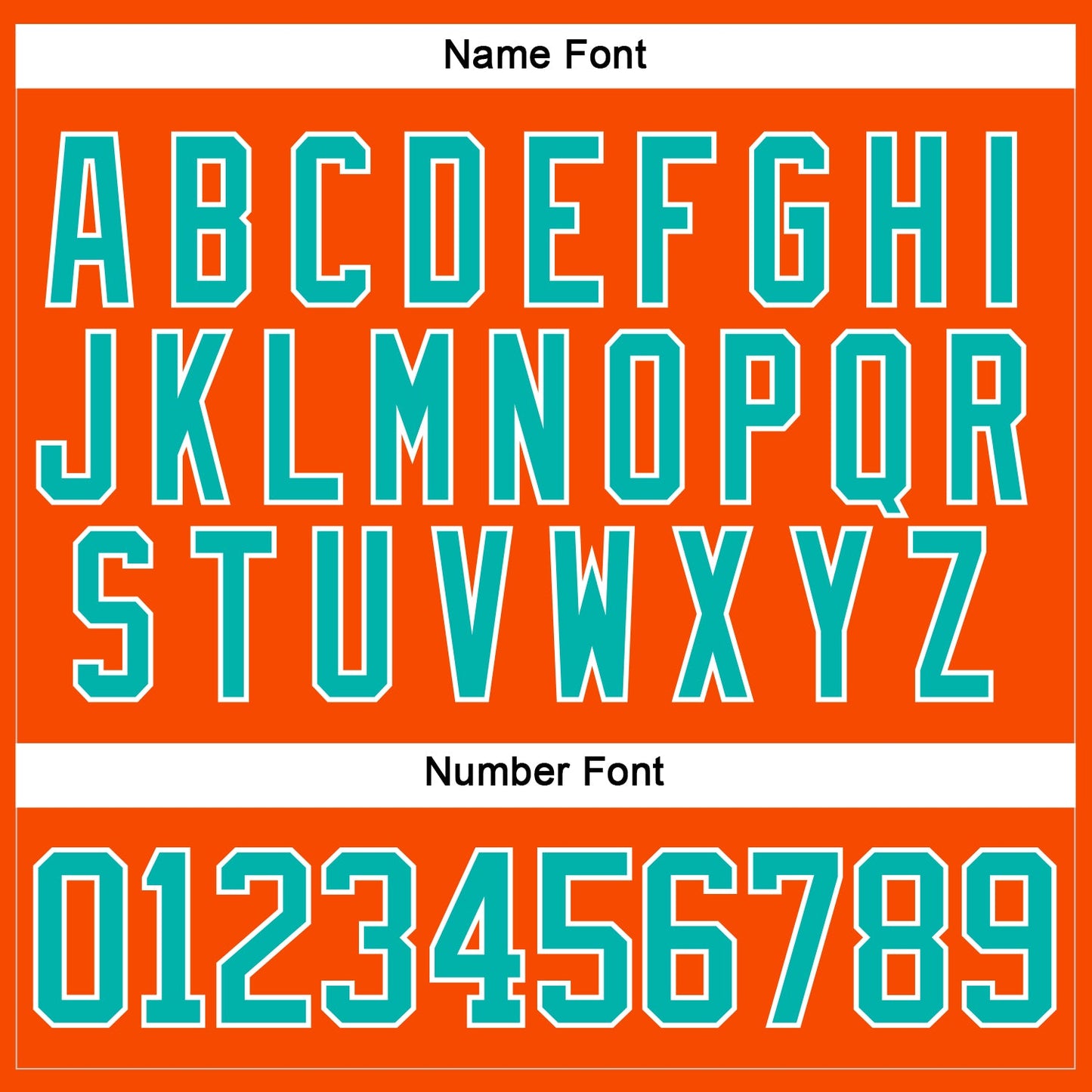 Custom Orange Aqua-White Hockey Lace Neck Jersey