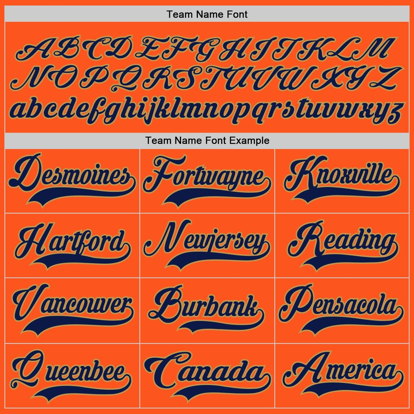 Custom Orange Navy-Old Gold Hockey Jersey