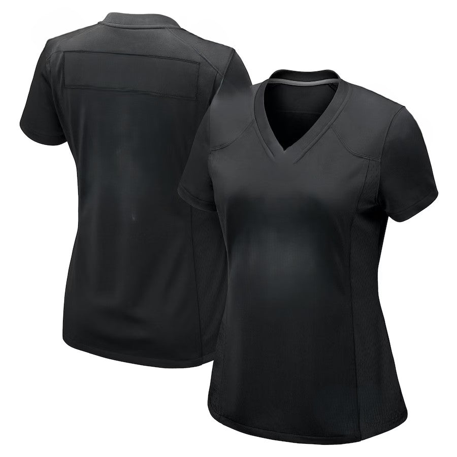 Custom Women's Packers Black Exact Replica Fashion Football Jersey
