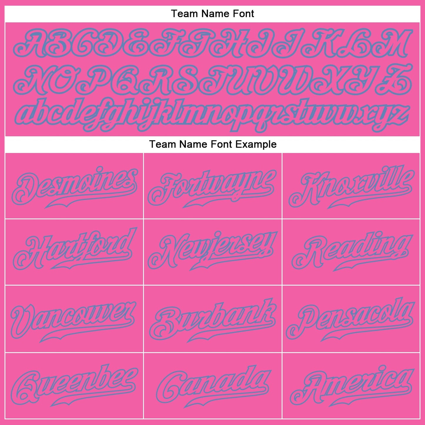 Custom Pink Pink-Light Blue Authentic Baseball Jersey