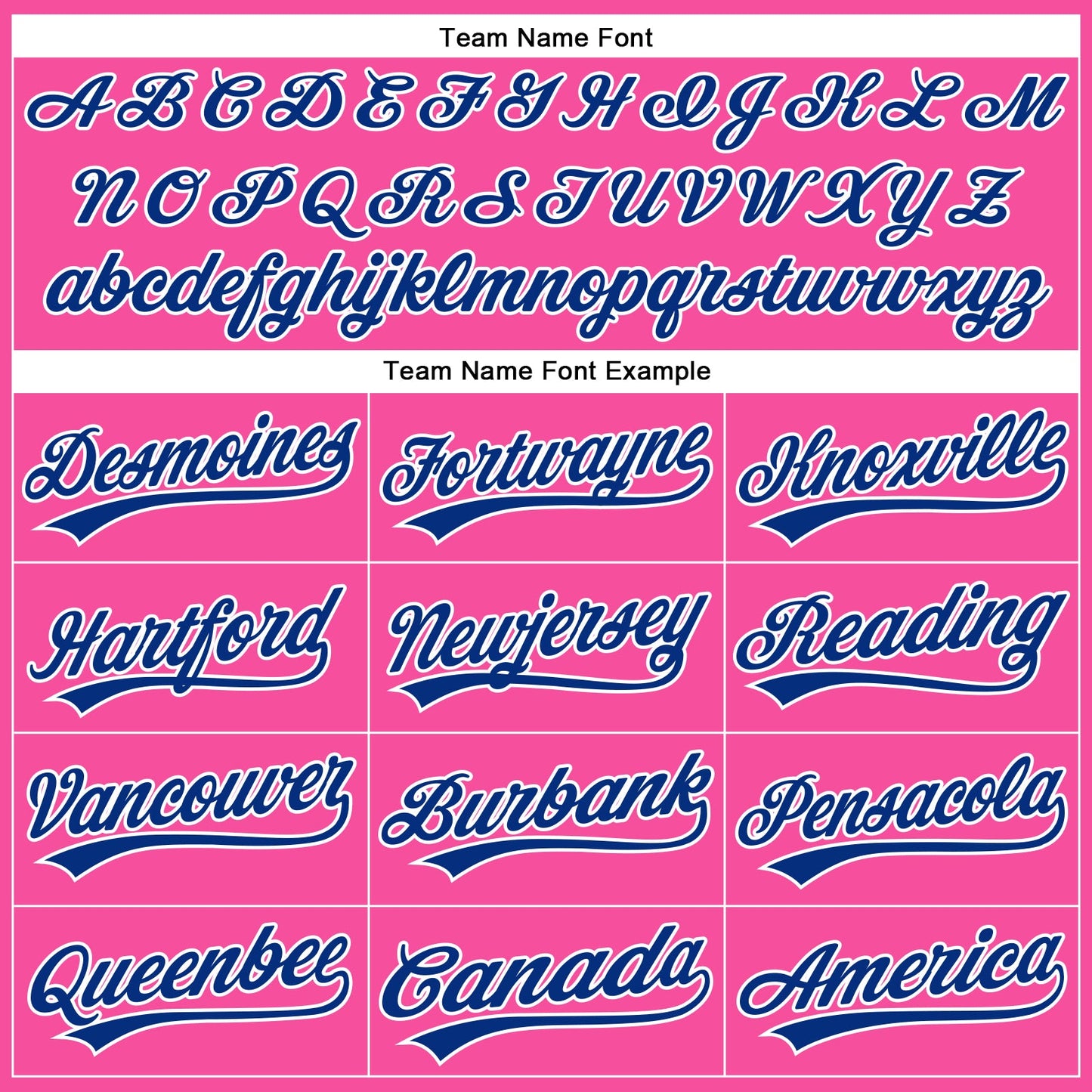 Custom Pink White Pinstripe Royal Authentic Baseball Jersey