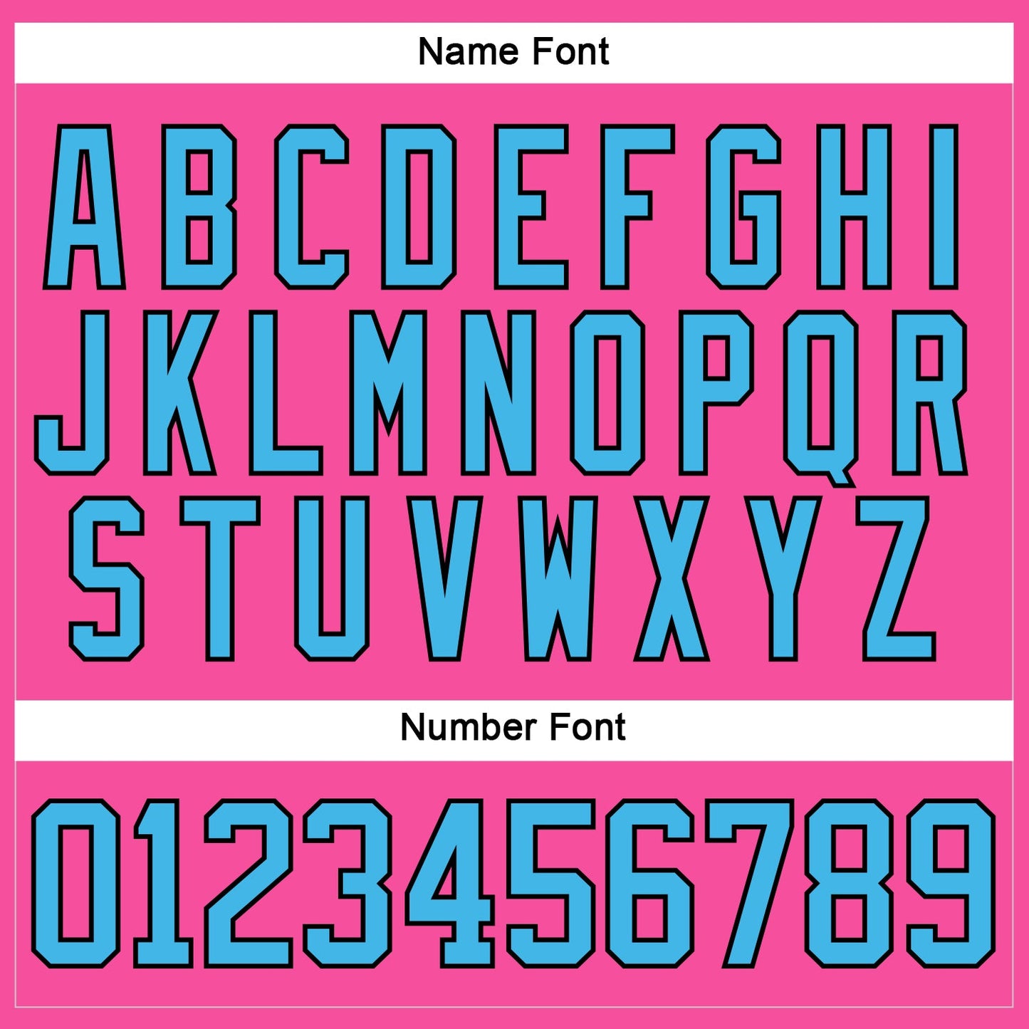 Custom Pink Sky Blue-Black Hockey Lace Neck Jersey