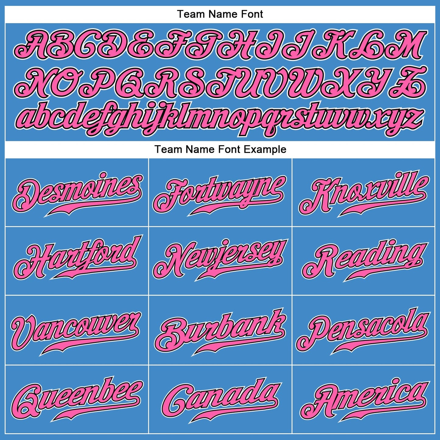 Custom Powder Blue Pink-Black Authentic Baseball Jersey