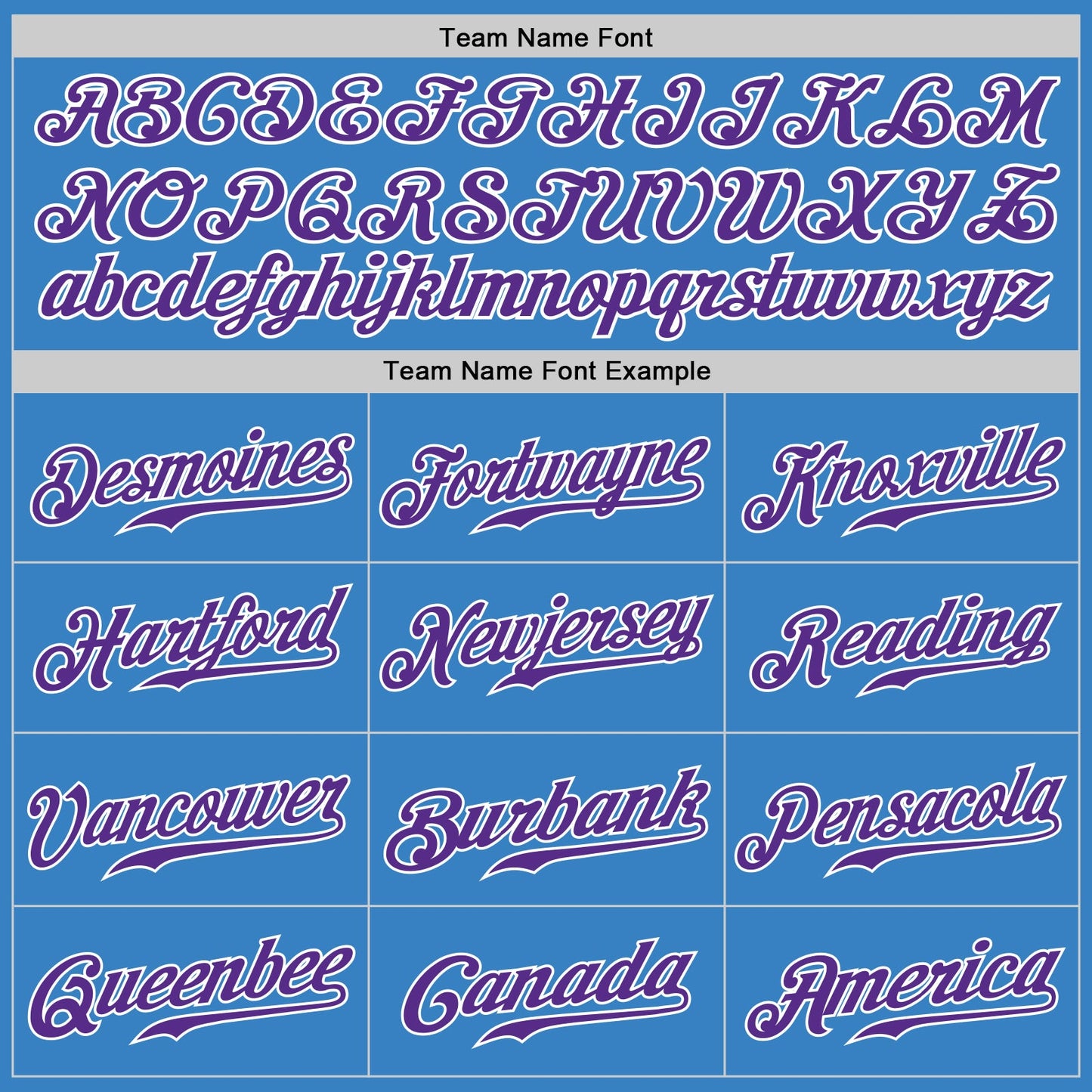Custom Powder Blue Purple-White Authentic Baseball Jersey