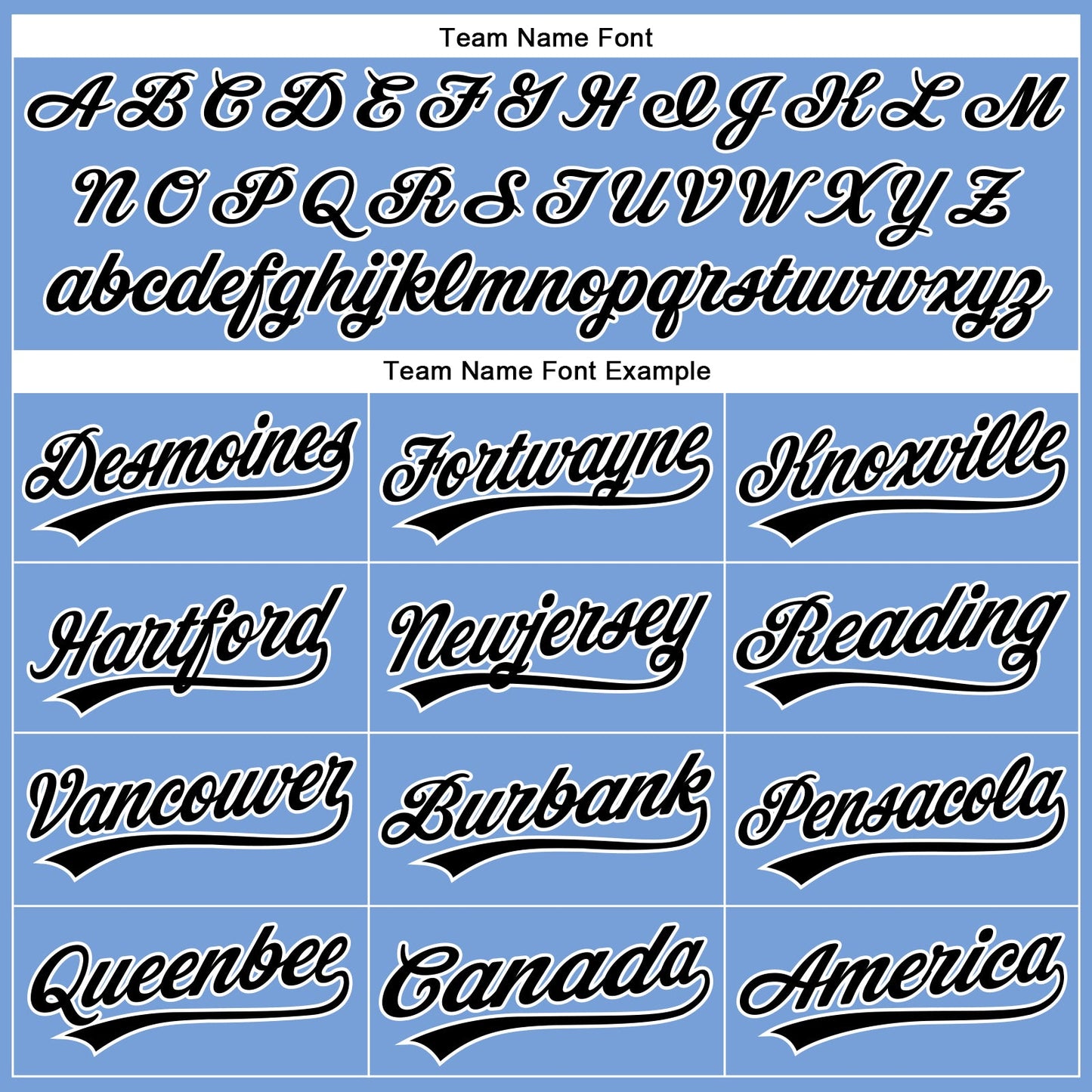 Custom Powder Blue Black-White Authentic Baseball Jersey