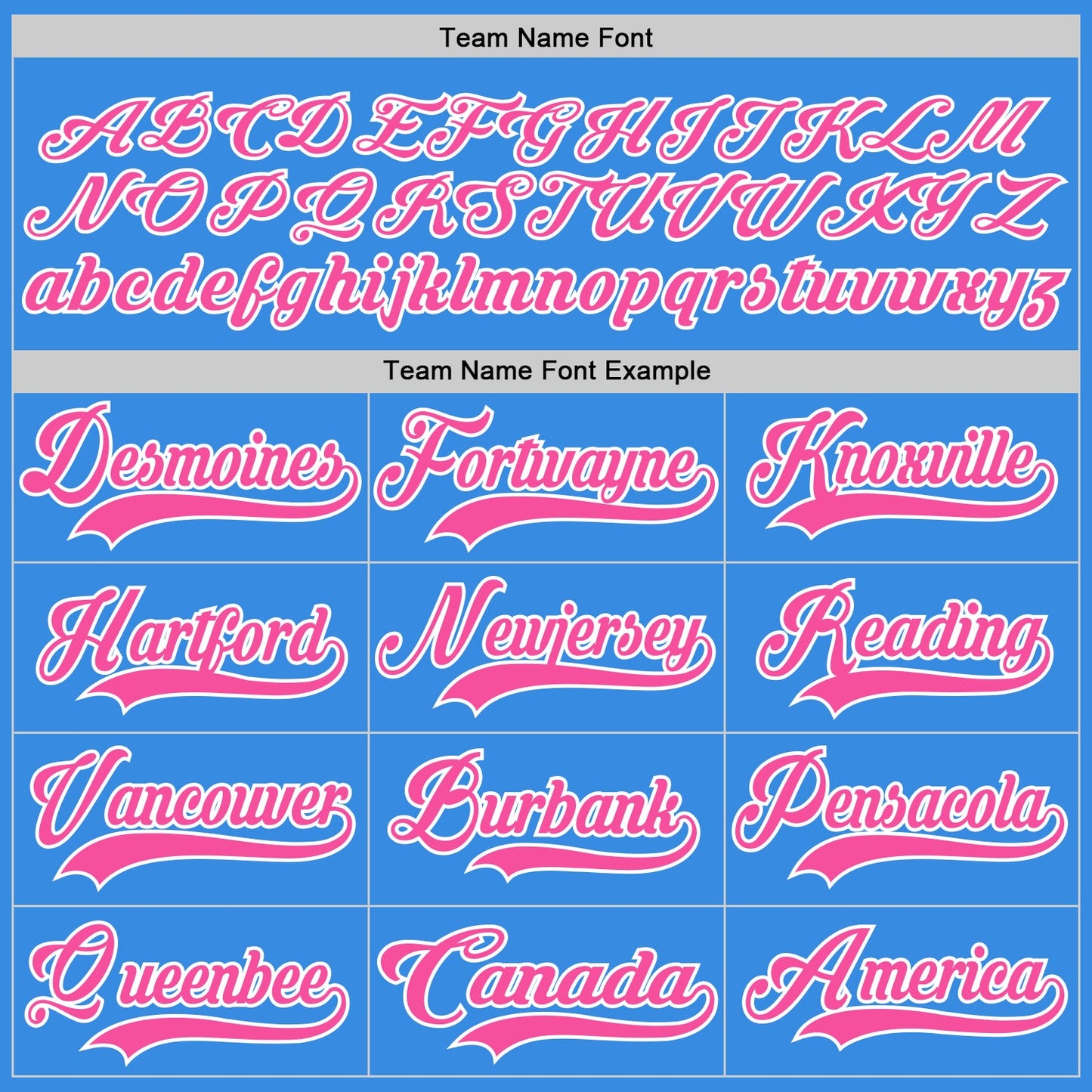Custom Powder Blue Pink-White Hockey Jersey
