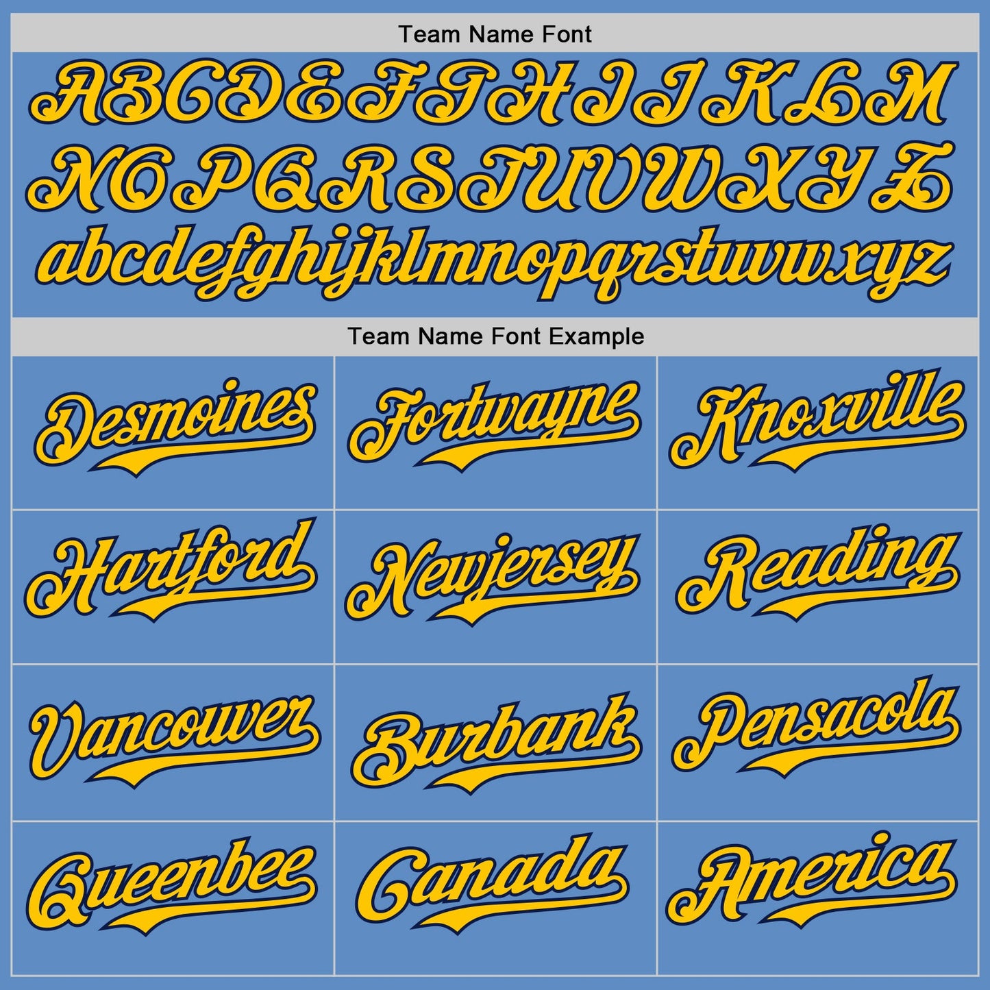 Custom Powder Blue Navy-Yellow Authentic Baseball Jersey