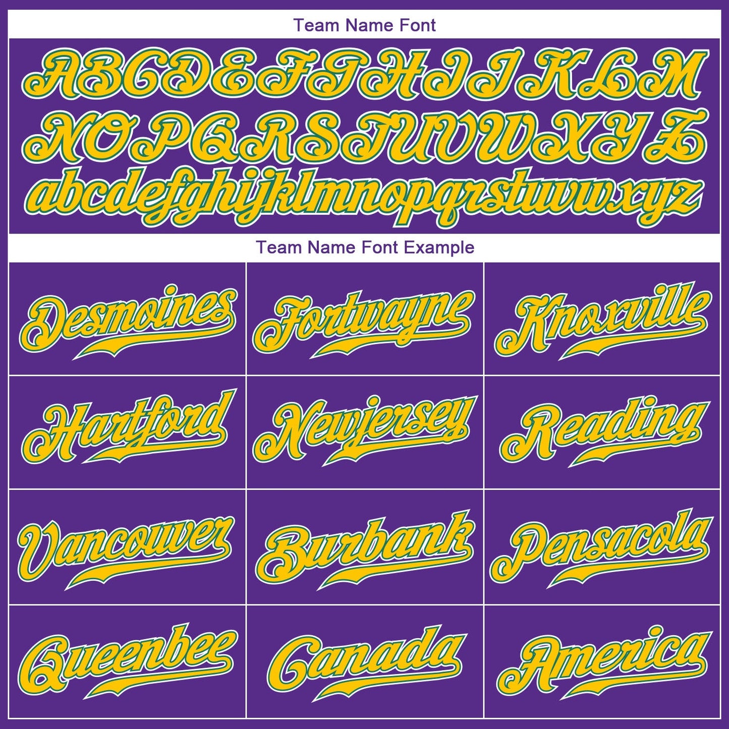 Custom Purple Gold-Kelly Green Authentic Baseball Jersey