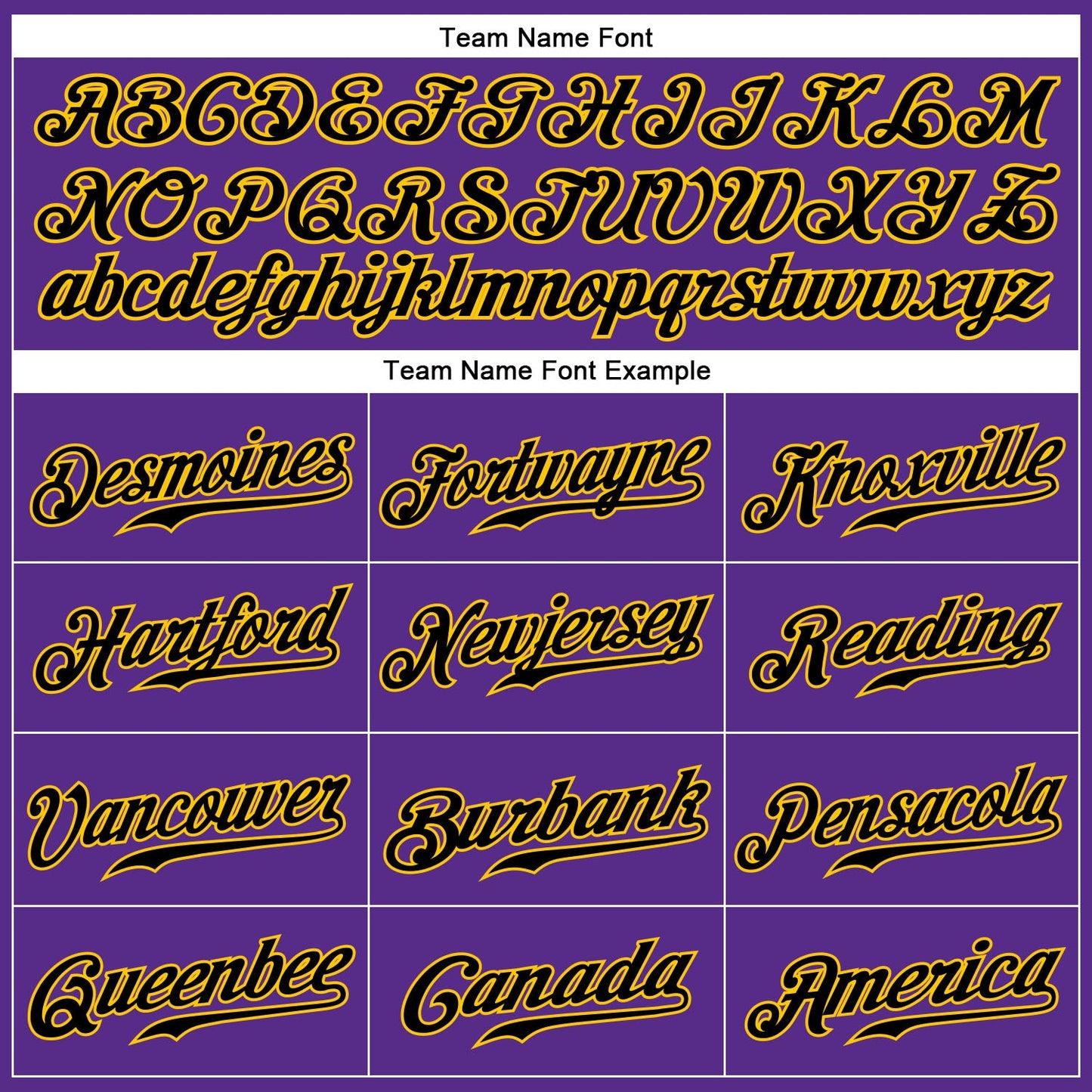 Custom Purple Black Pinstripe Black-Gold Authentic Baseball Jersey