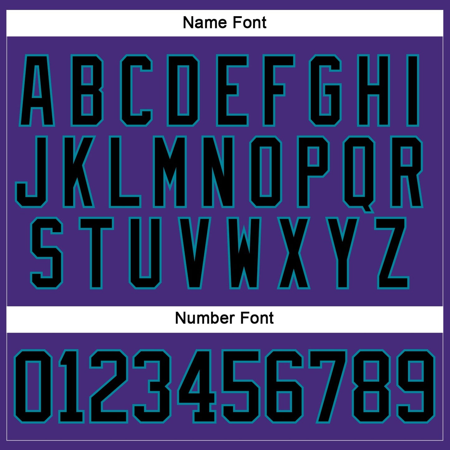 Custom Purple Black-Teal Hockey Lace Neck Jersey