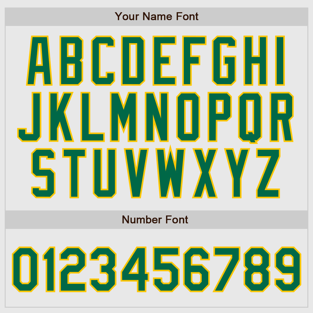 Custom White Kelly Green Pinstripe Kelly Green-Gold Authentic Raglan Sleeves Baseball Jersey