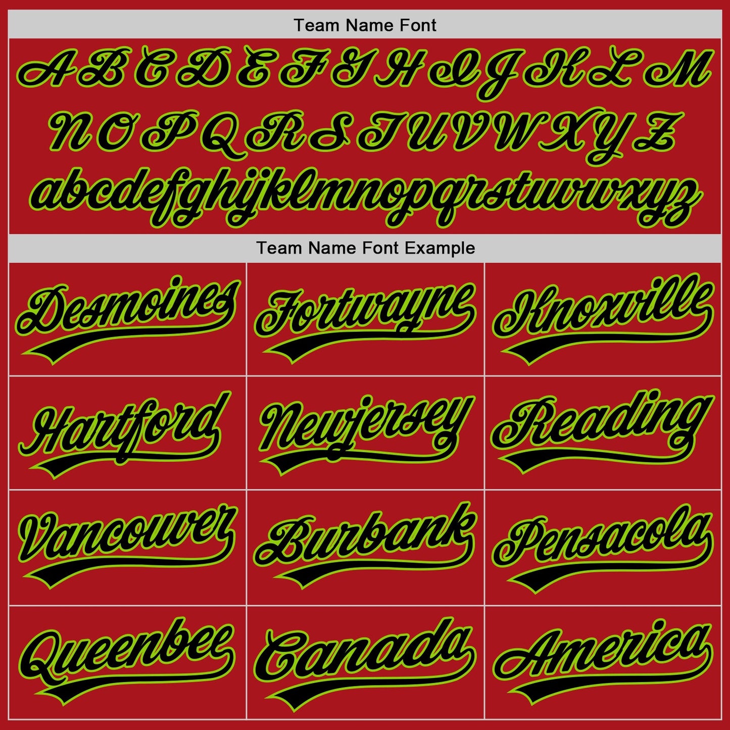 Custom Red Gray Pinstripe Black-Neon Green Authentic Baseball Jersey