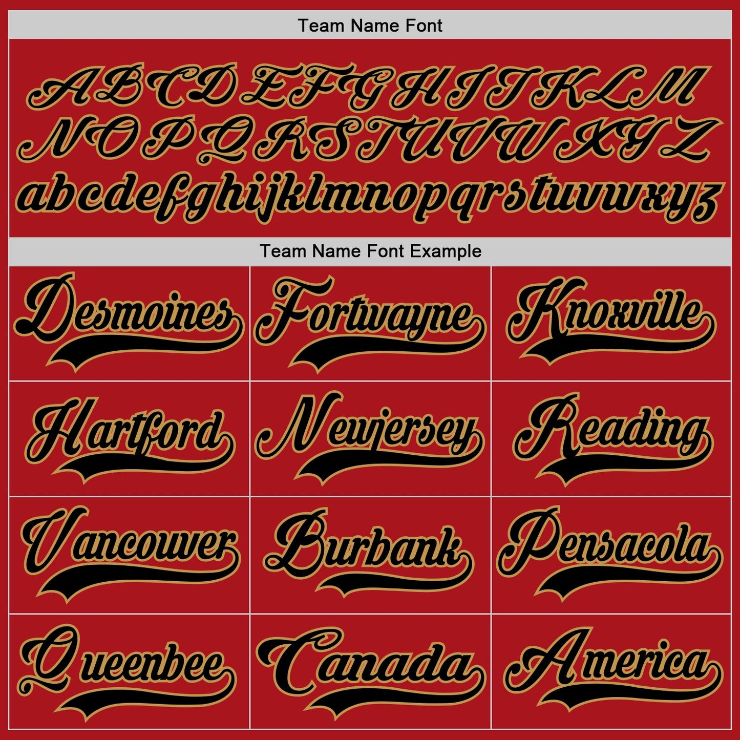Custom Red Black-Old Gold Hockey Jersey