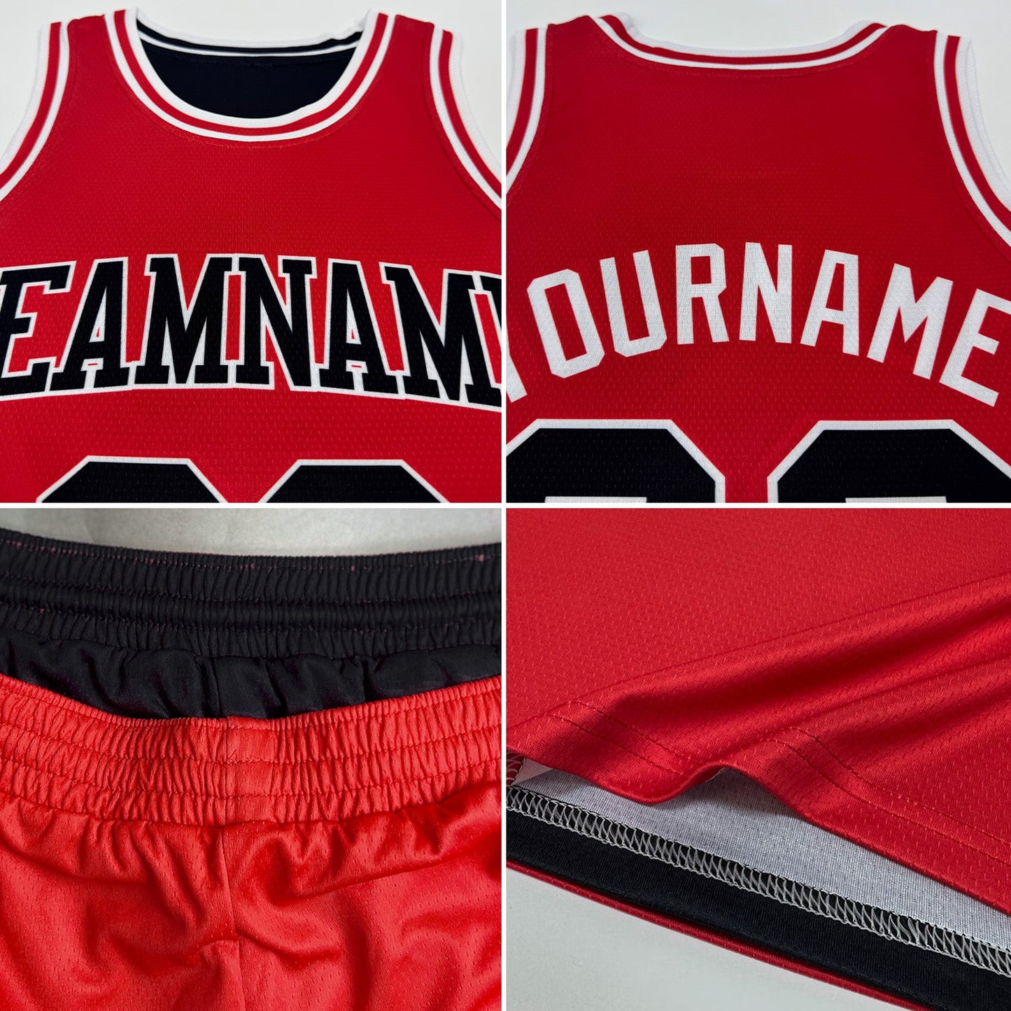 Custom Purple Orange-White Reversible Double Side Sublimation Basketball Suit Jersey