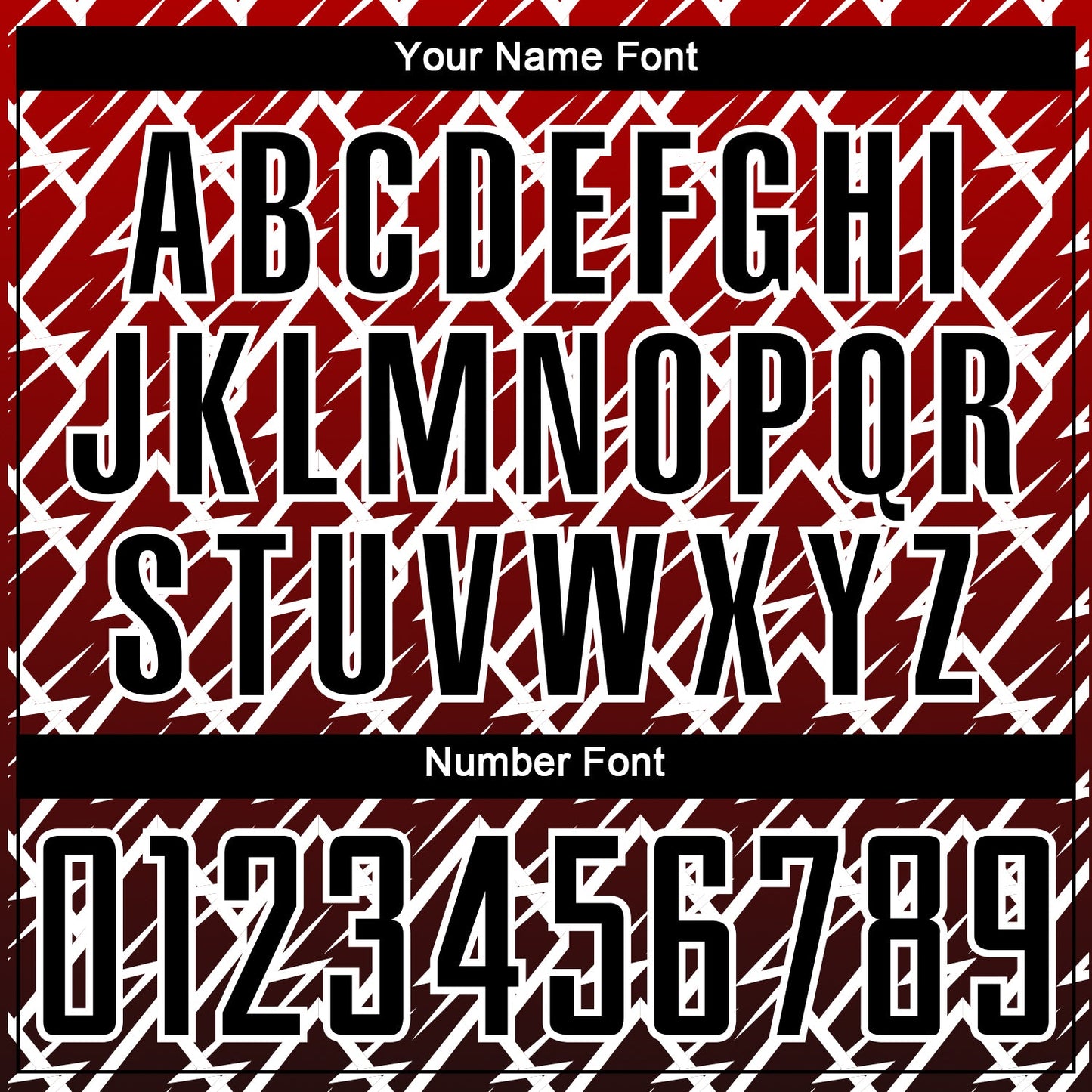 Custom Red Black-White Lightning Sublimation Soccer Uniform Jersey