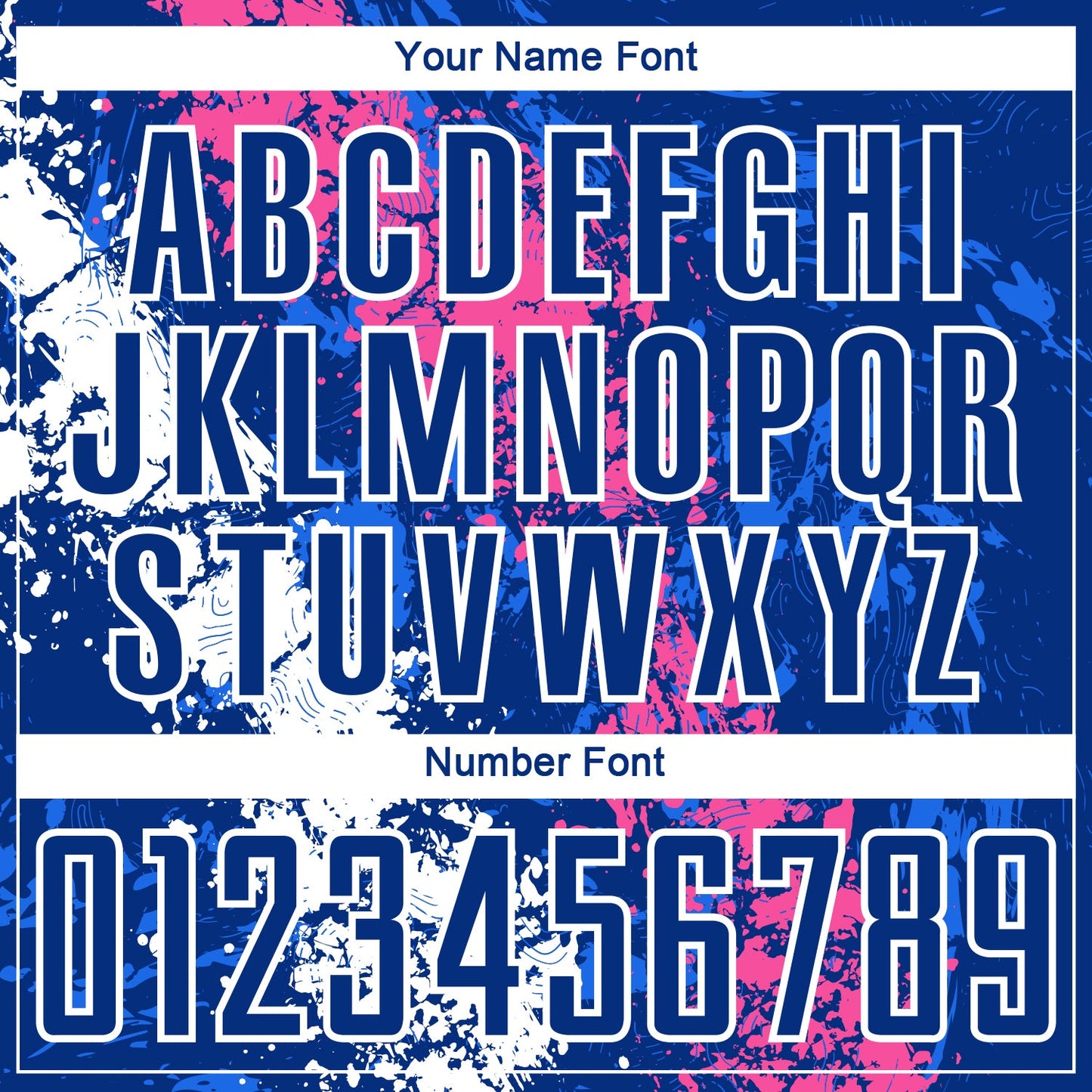 Custom Royal Pink-White Dripping Splatter Art Sublimation Soccer Uniform Jersey