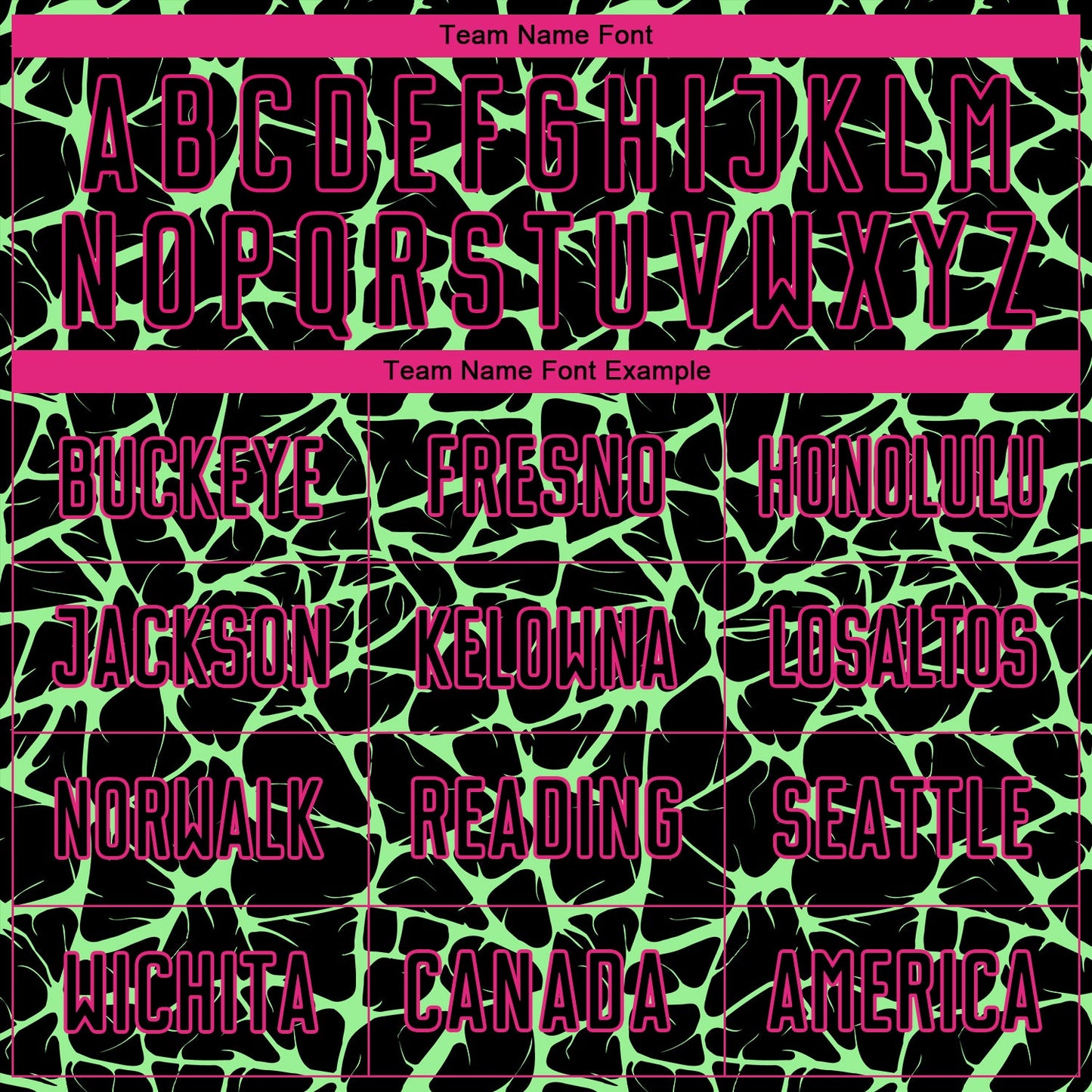 Custom Black Pea Green-Hot Pink Abstract Network Splash Sublimation Soccer Uniform Jersey