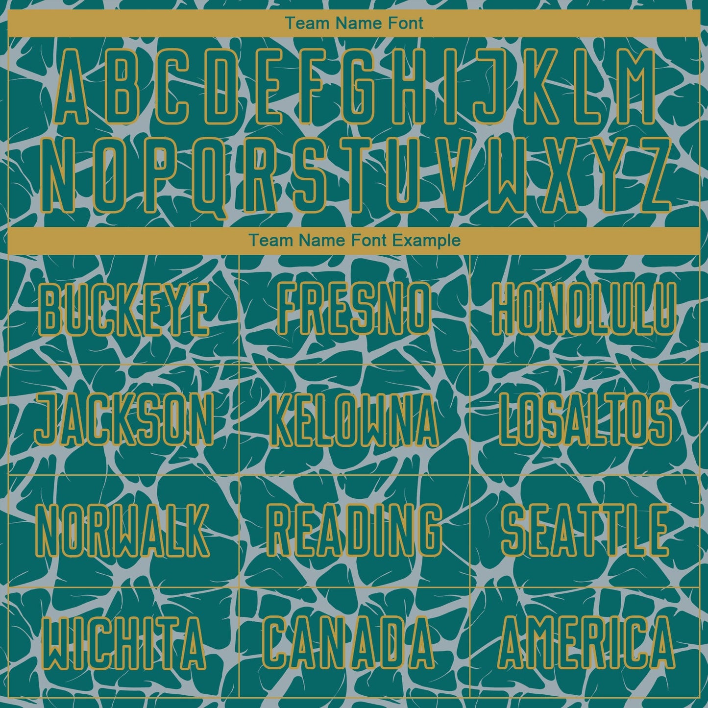 Custom Teal Gray-Old Gold Abstract Network Splash Sublimation Soccer Uniform Jersey
