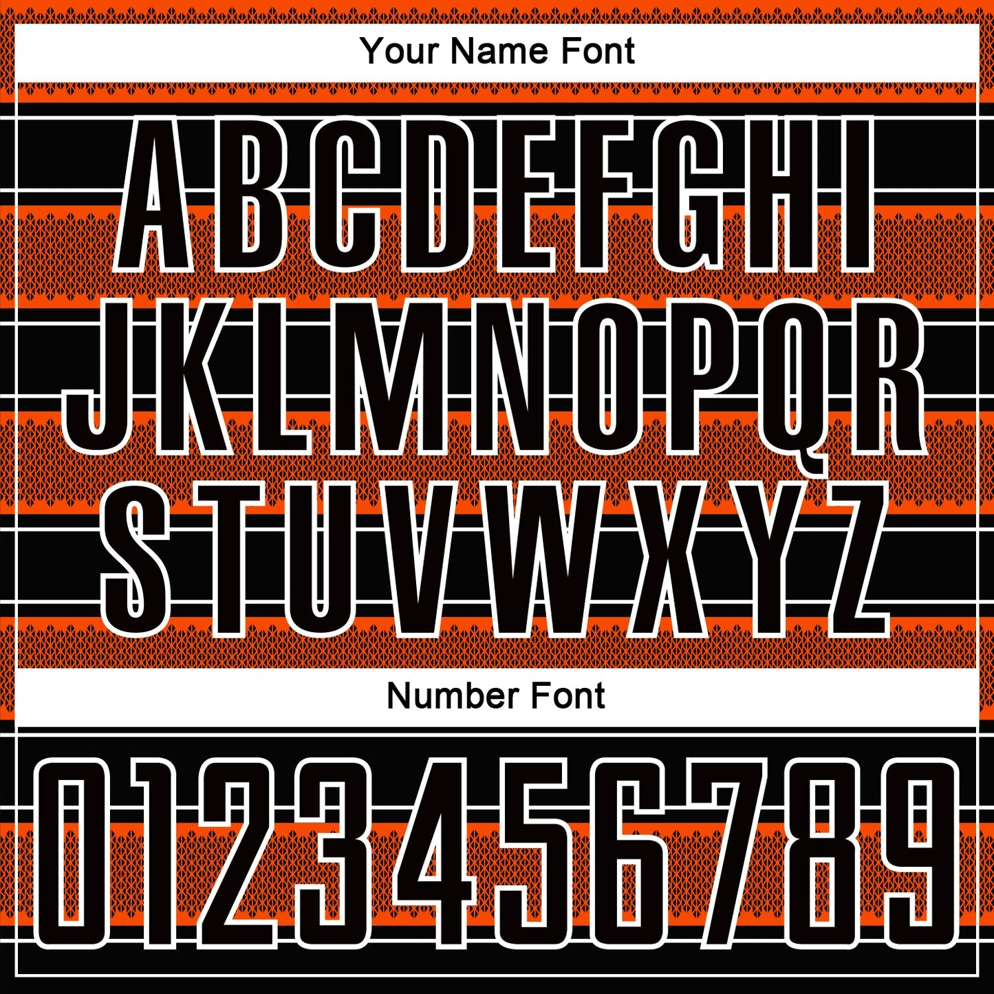 Custom Black Orange-White Geometric Shapes And Line Sublimation Soccer Uniform Jersey