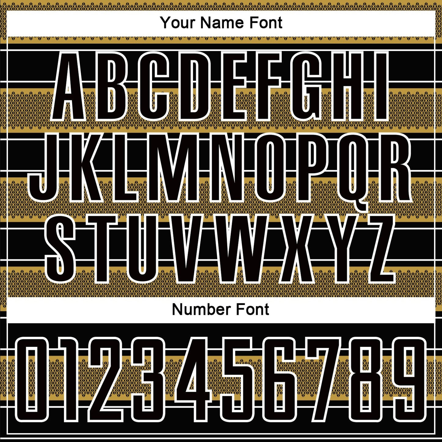 Custom Black Old Gold-White Geometric Shapes And Line Sublimation Soccer Uniform Jersey