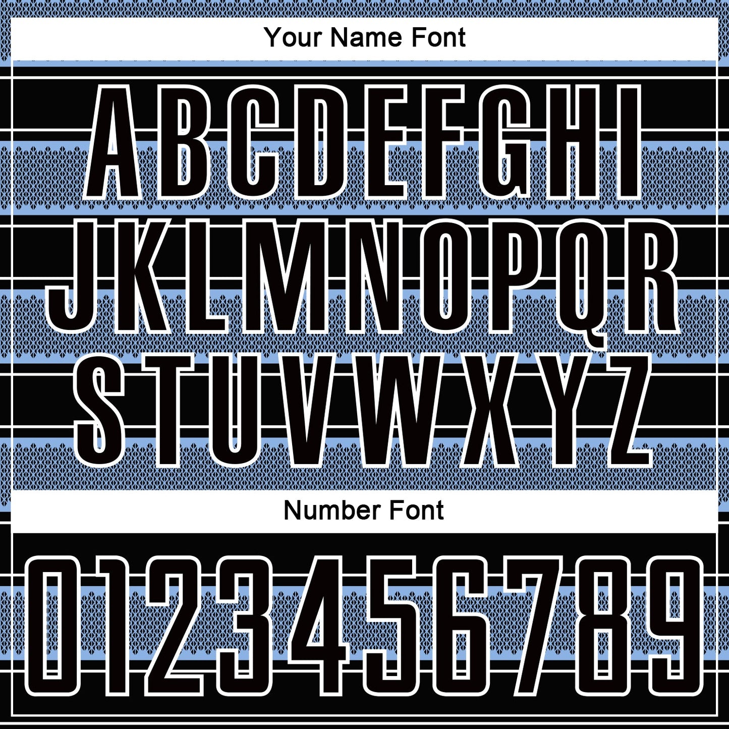 Custom Black Light Blue-White Geometric Shapes And Line Sublimation Soccer Uniform Jersey
