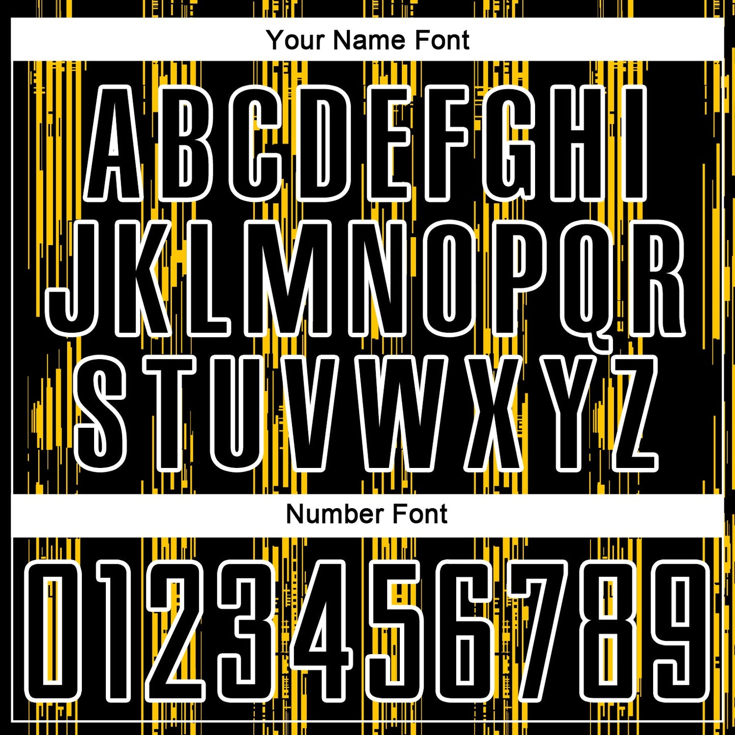 Custom Black Yellow-White Line Sublimation Soccer Uniform Jersey