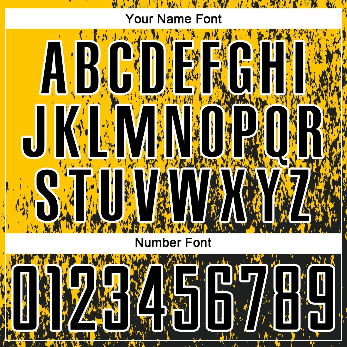 Custom Yellow Black-White Abstract Fragment Art Sublimation Soccer Uniform Jersey