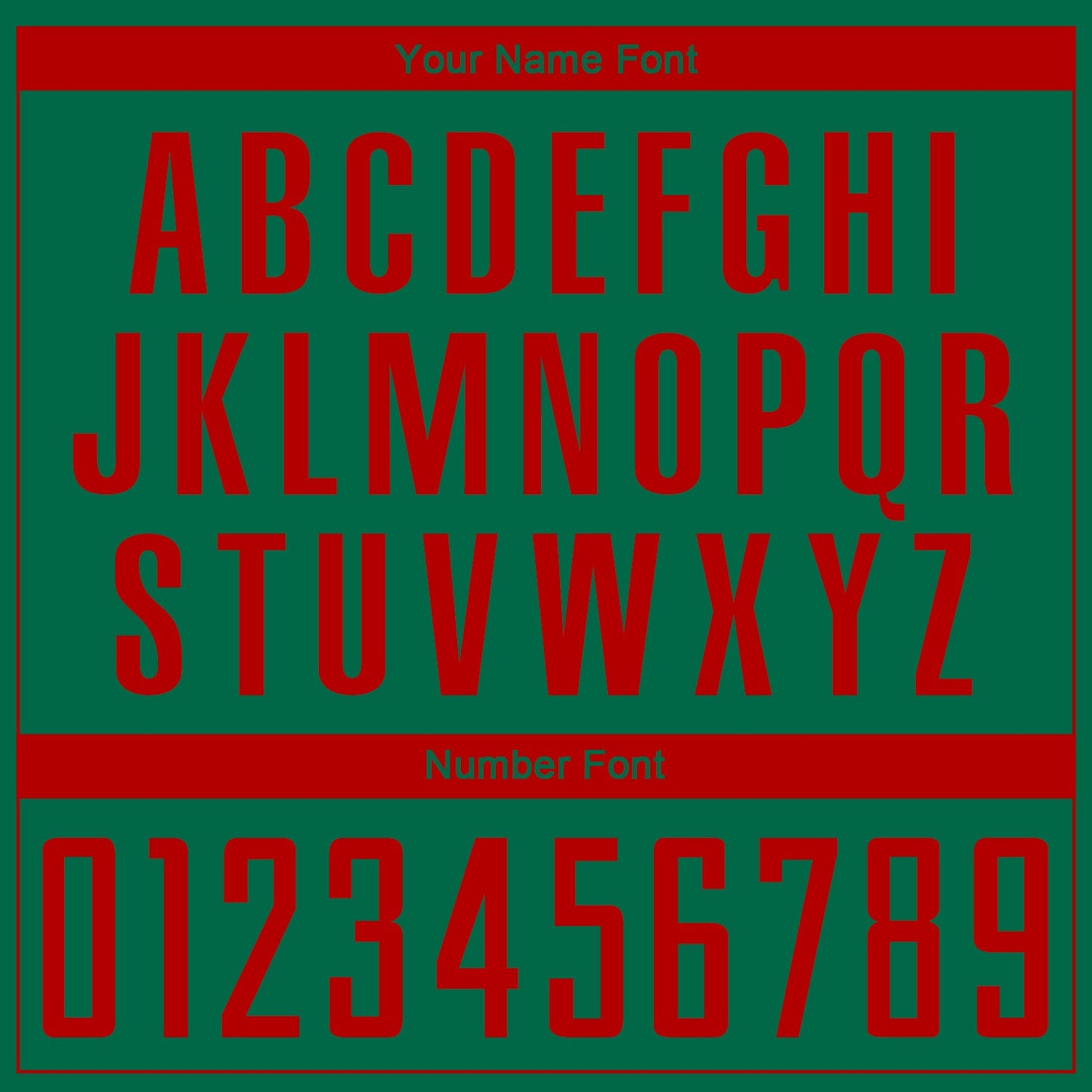Custom Kelly Green Red Sublimation Soccer Uniform Jersey