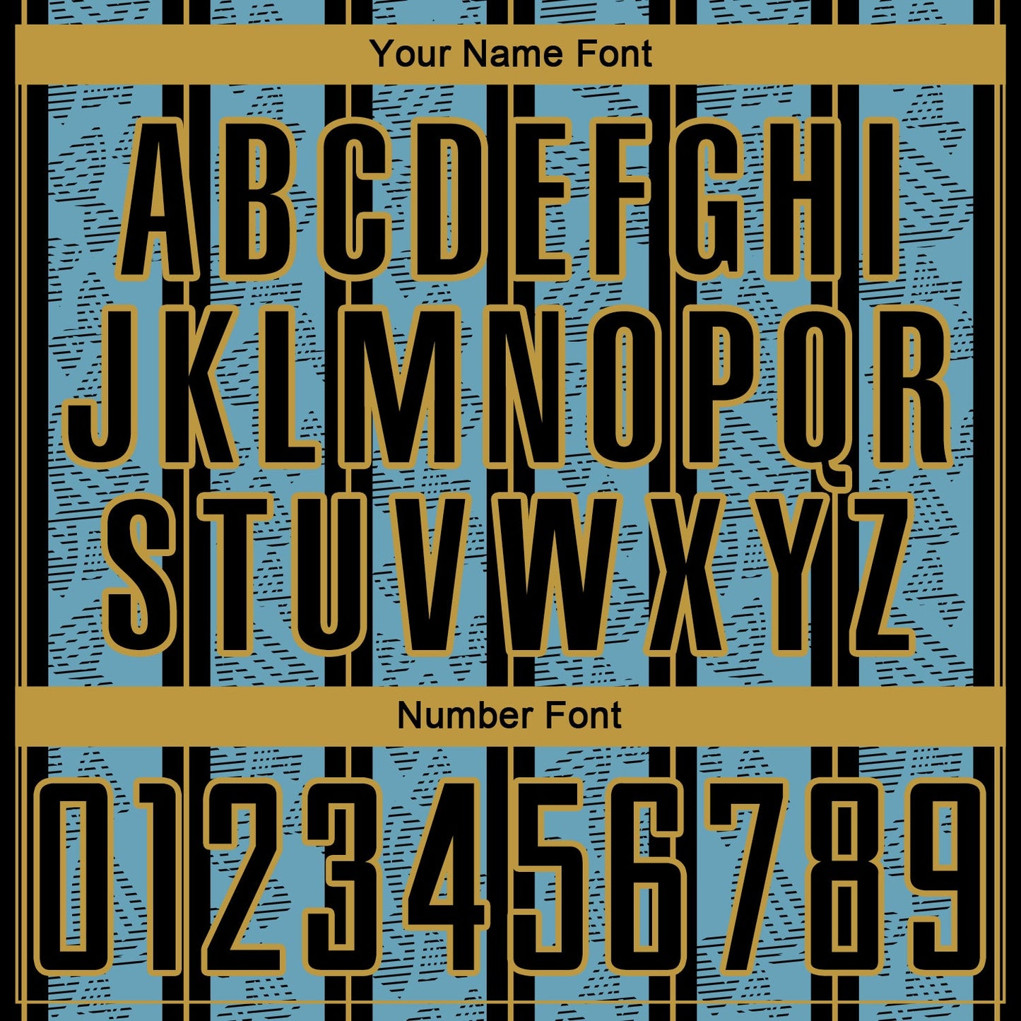 Custom Shadow Blue Black-Old Gold Stripe Line Sublimation Soccer Uniform Jersey