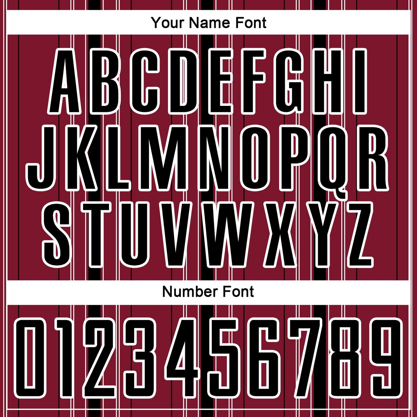 Custom Maroon Black-White Stripe Sublimation Soccer Uniform Jersey