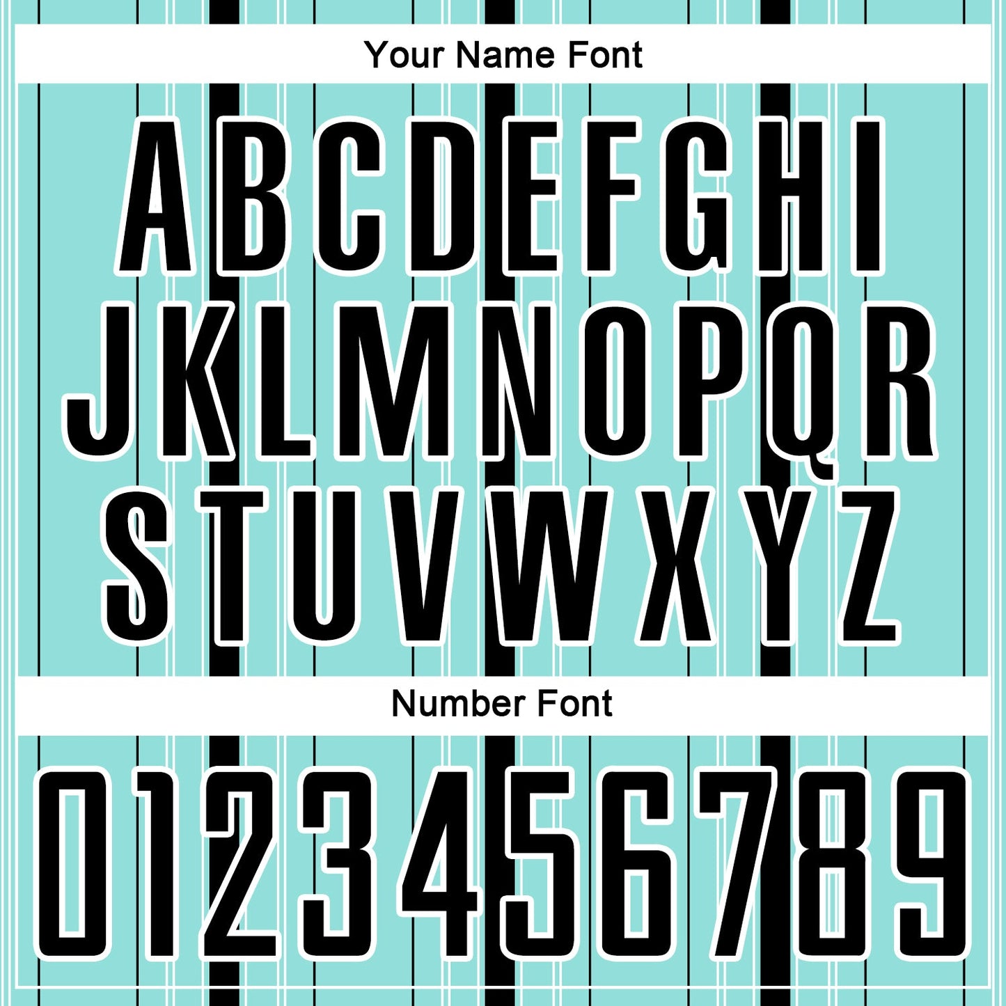 Custom Ice Blue Black-White Stripe Sublimation Soccer Uniform Jersey