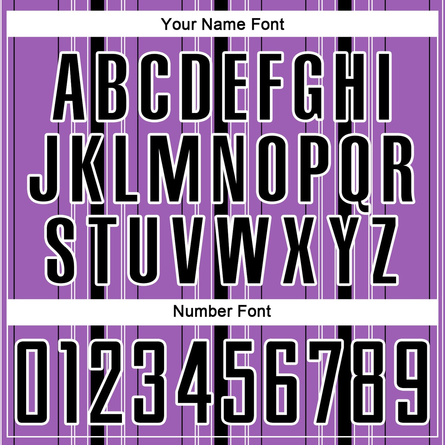 Custom Medium Purple Black-White Stripe Sublimation Soccer Uniform Jersey