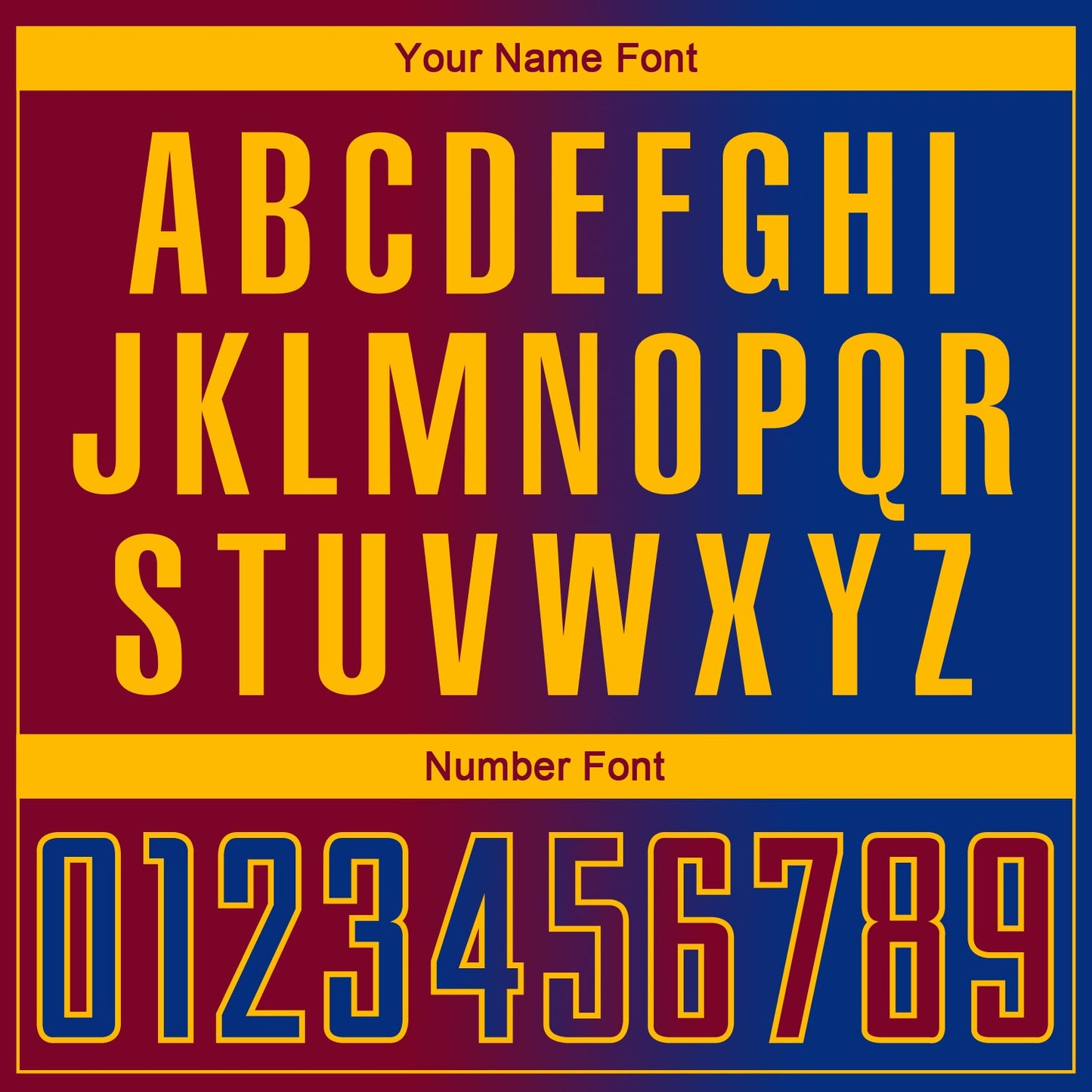Custom Royal Maroon-Gold Sublimation Gradient Fashion Soccer Uniform Jersey