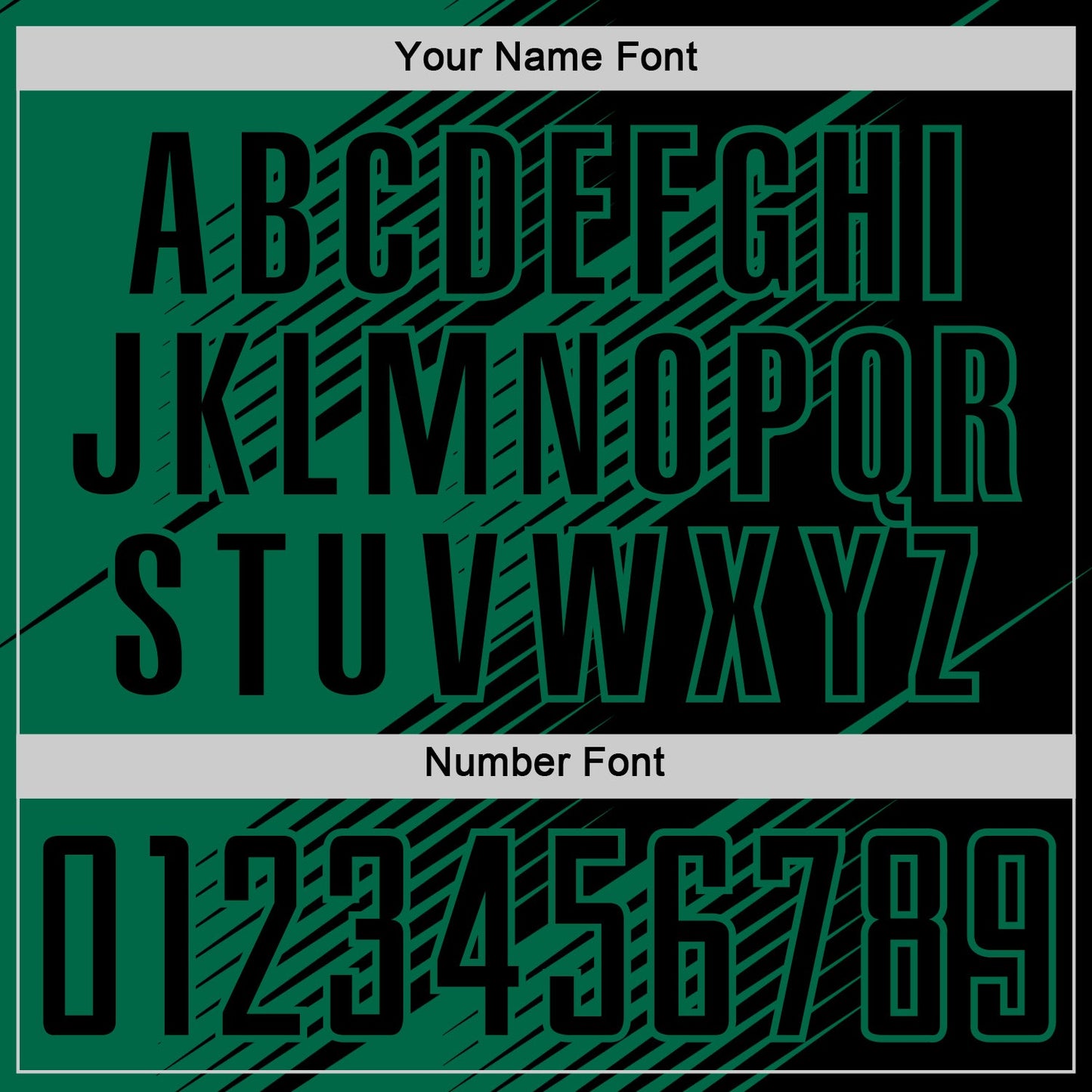 Custom Black Kelly Green Line Sublimation Soccer Uniform Jersey