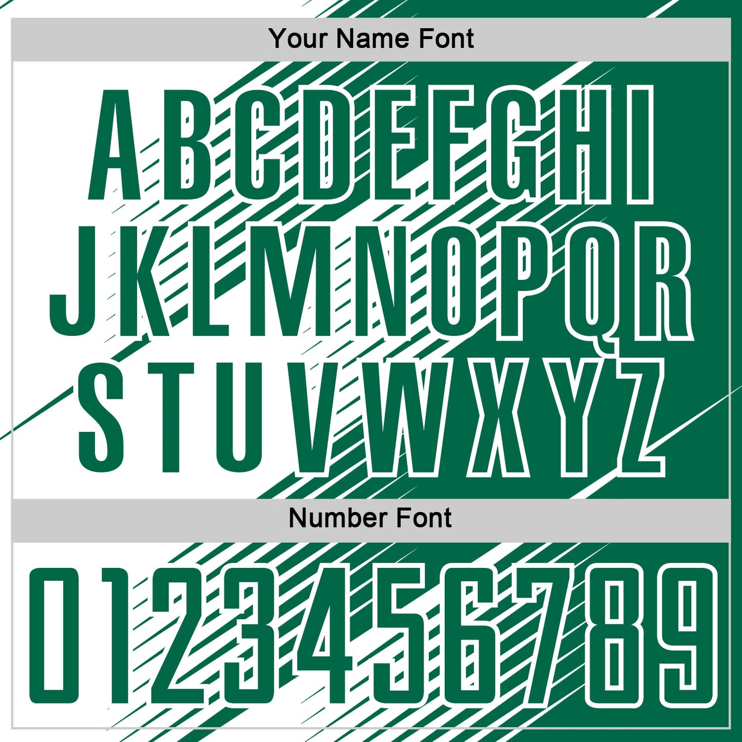 Custom Kelly Green White Line Sublimation Soccer Uniform Jersey