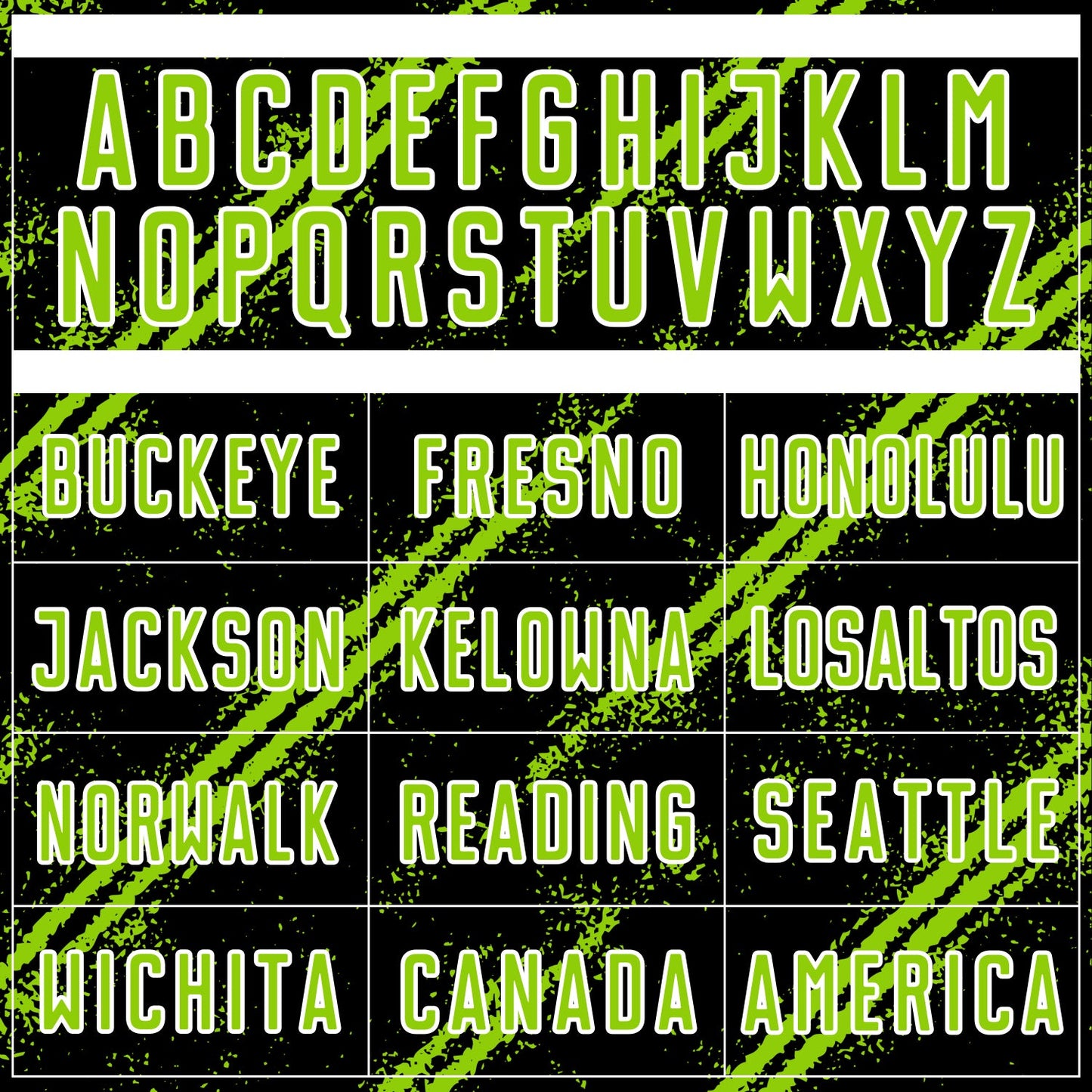 Custom Black Neon Green-White Abstract Fragment Art Splash Sublimation Soccer Uniform Jersey