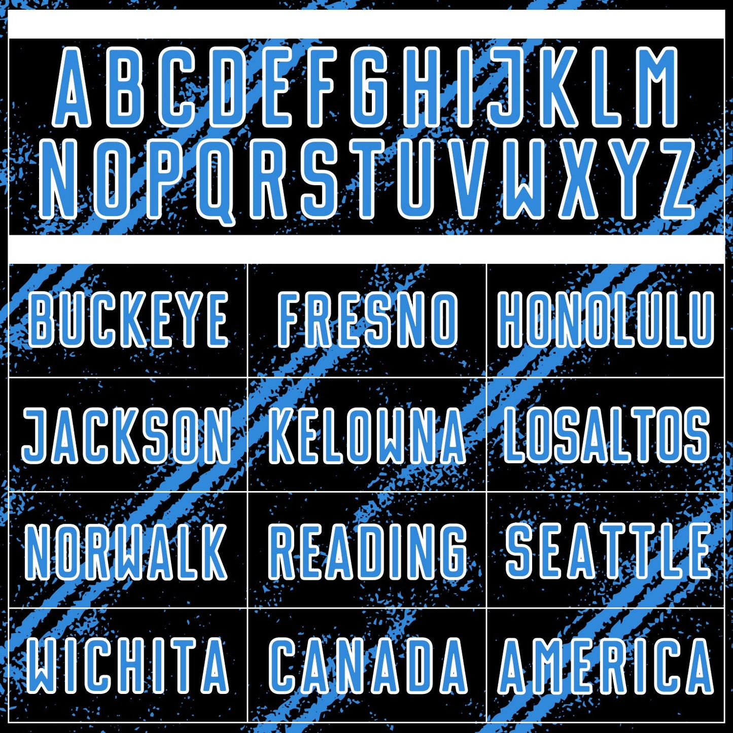 Custom Black Powder Blue-White Abstract Fragment Art Splash Sublimation Soccer Uniform Jersey