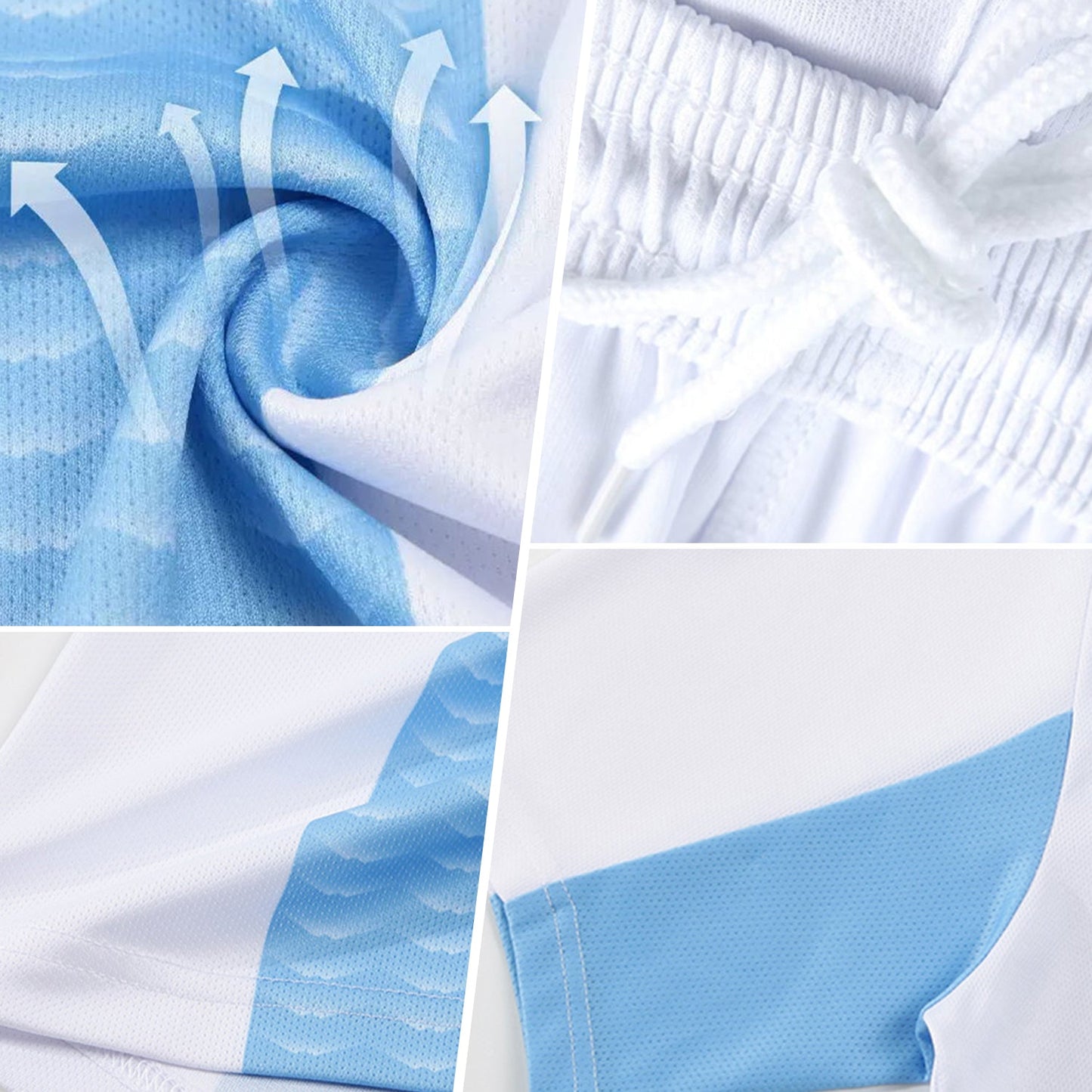 Custom White Steel Gray Modern Polka Dot Sublimation Soccer Uniform Jersey