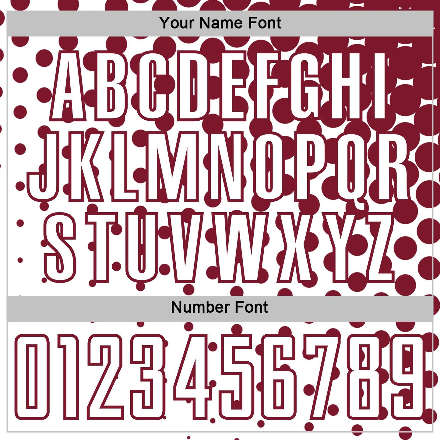 Custom White Crimson Modern Polka Dot Sublimation Soccer Uniform Jersey