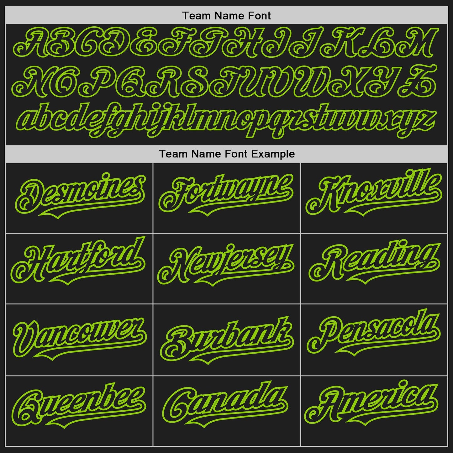 Custom Black White-Neon Green Pinstripe Authentic Split Fashion Baseball Jersey