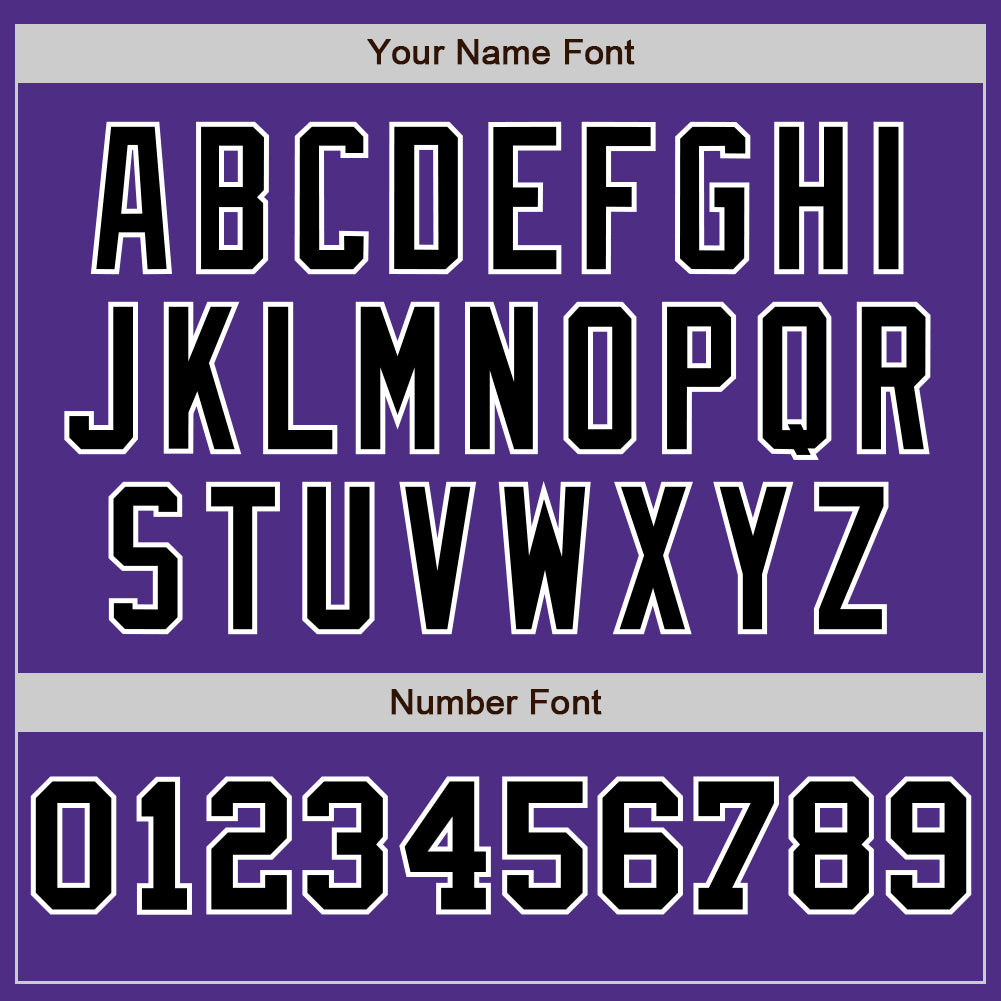 Custom Purple Gray-Black Pinstripe Authentic Split Fashion Baseball Jersey