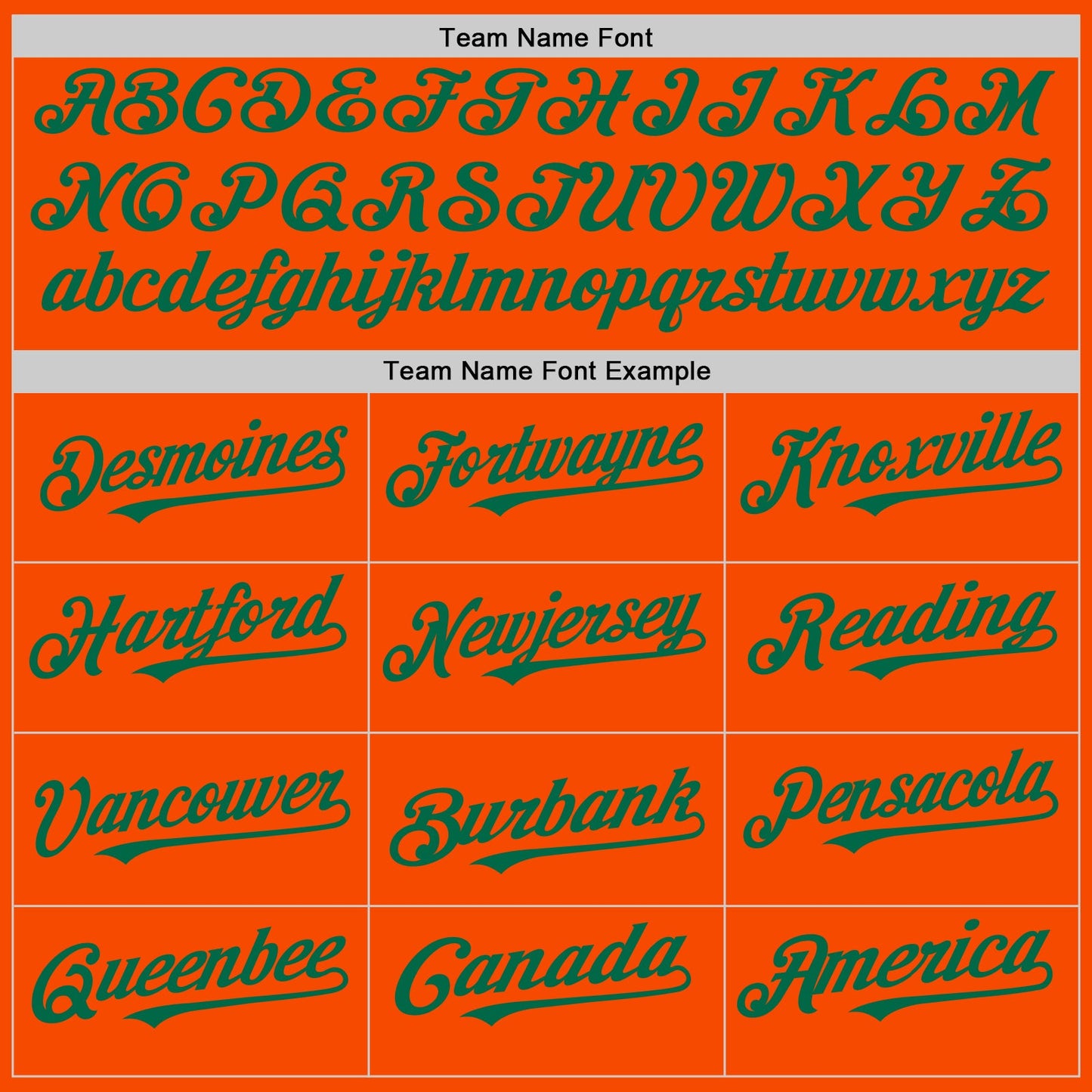Custom Orange White-Kelly Green Pinstripe Authentic Split Fashion Baseball Jersey