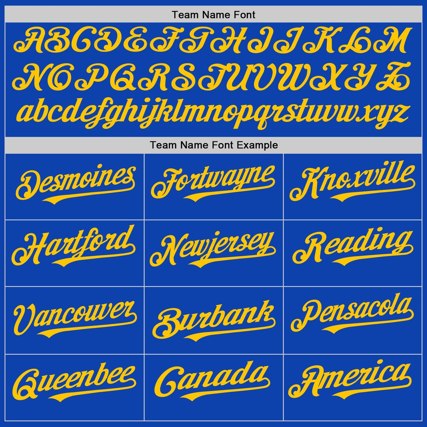 Custom Thunder Blue White-Yellow Pinstripe Authentic Split Fashion Baseball Jersey