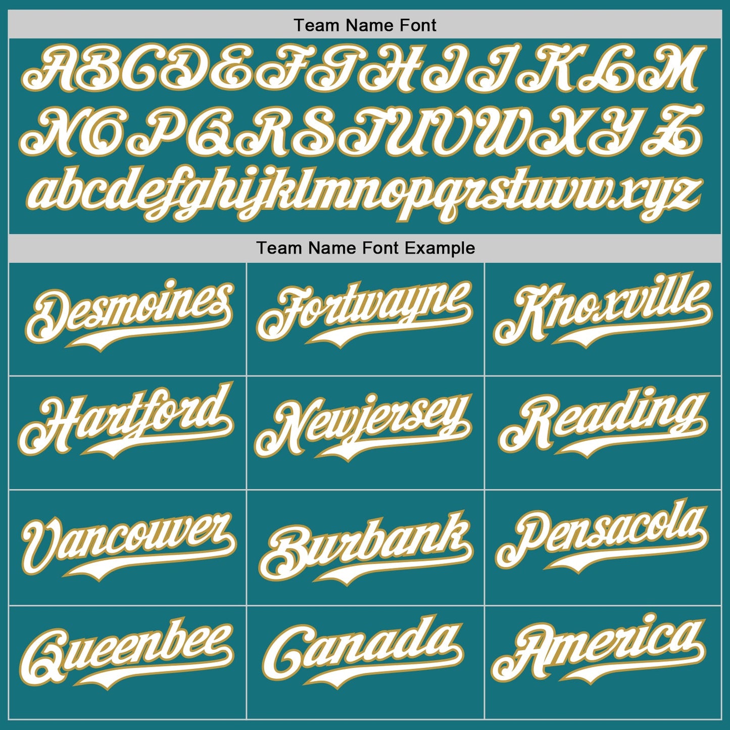 Custom Teal White-Old Gold Authentic Baseball Jersey