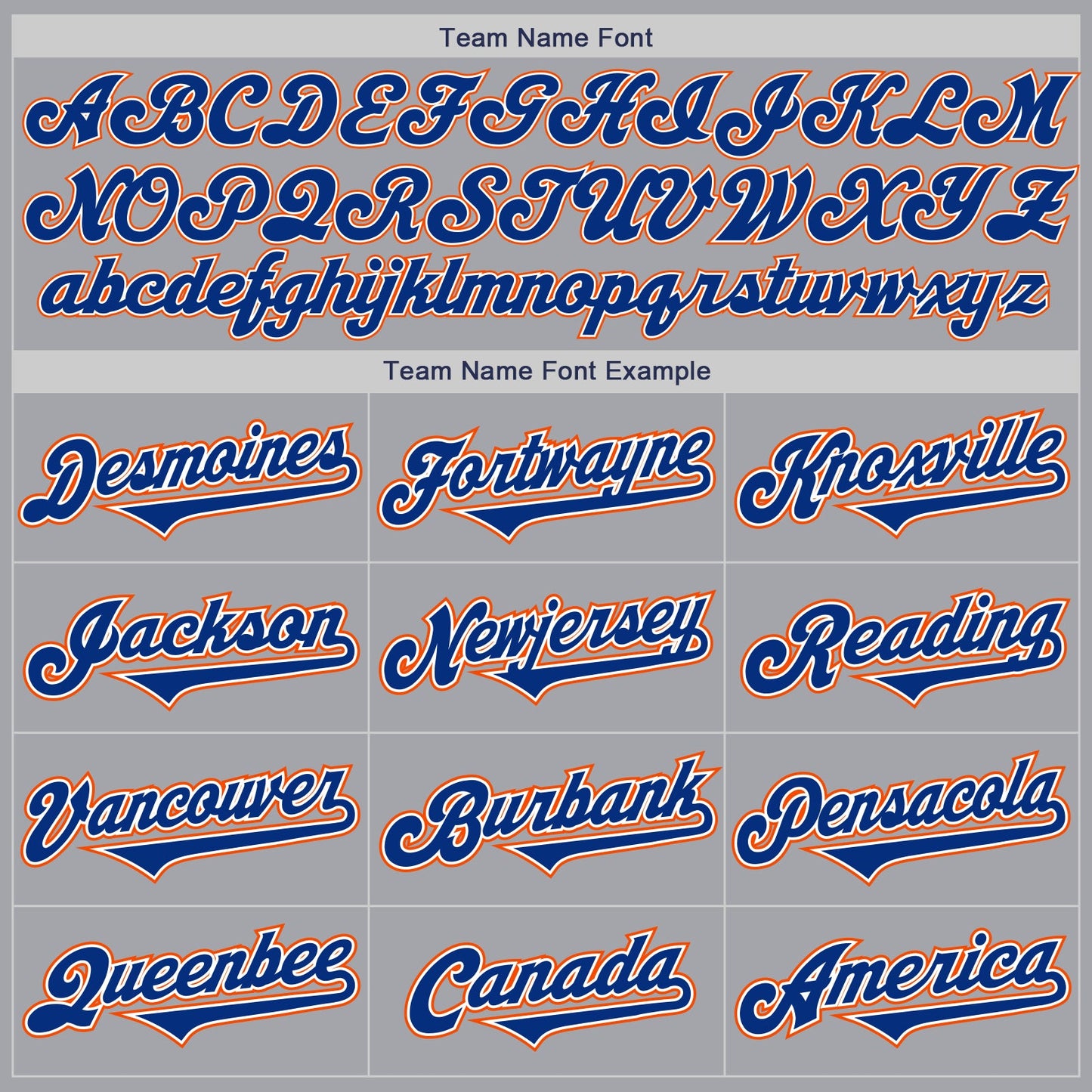 Custom Gray Royal-Orange Authentic Two Tone Baseball Jersey