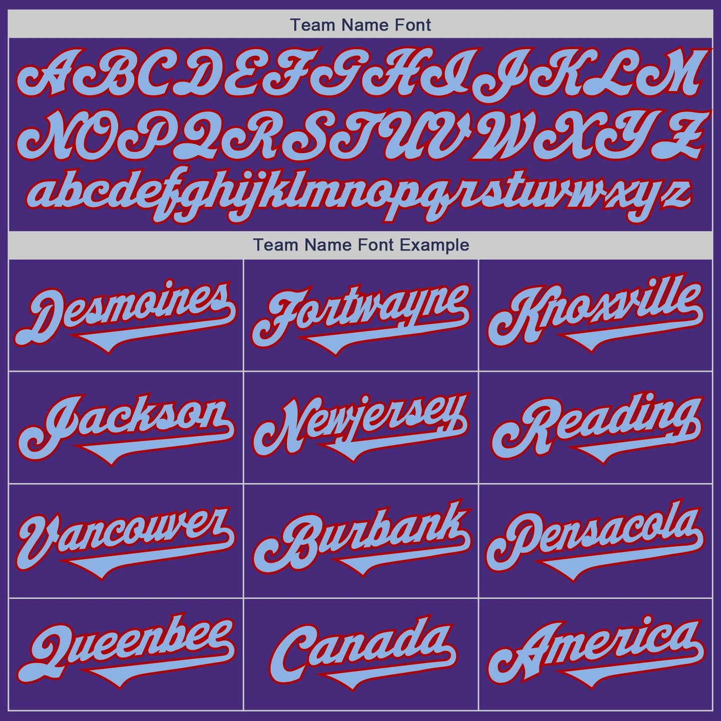 Custom Purple Light Blue-Red Authentic Two Tone Baseball Jersey