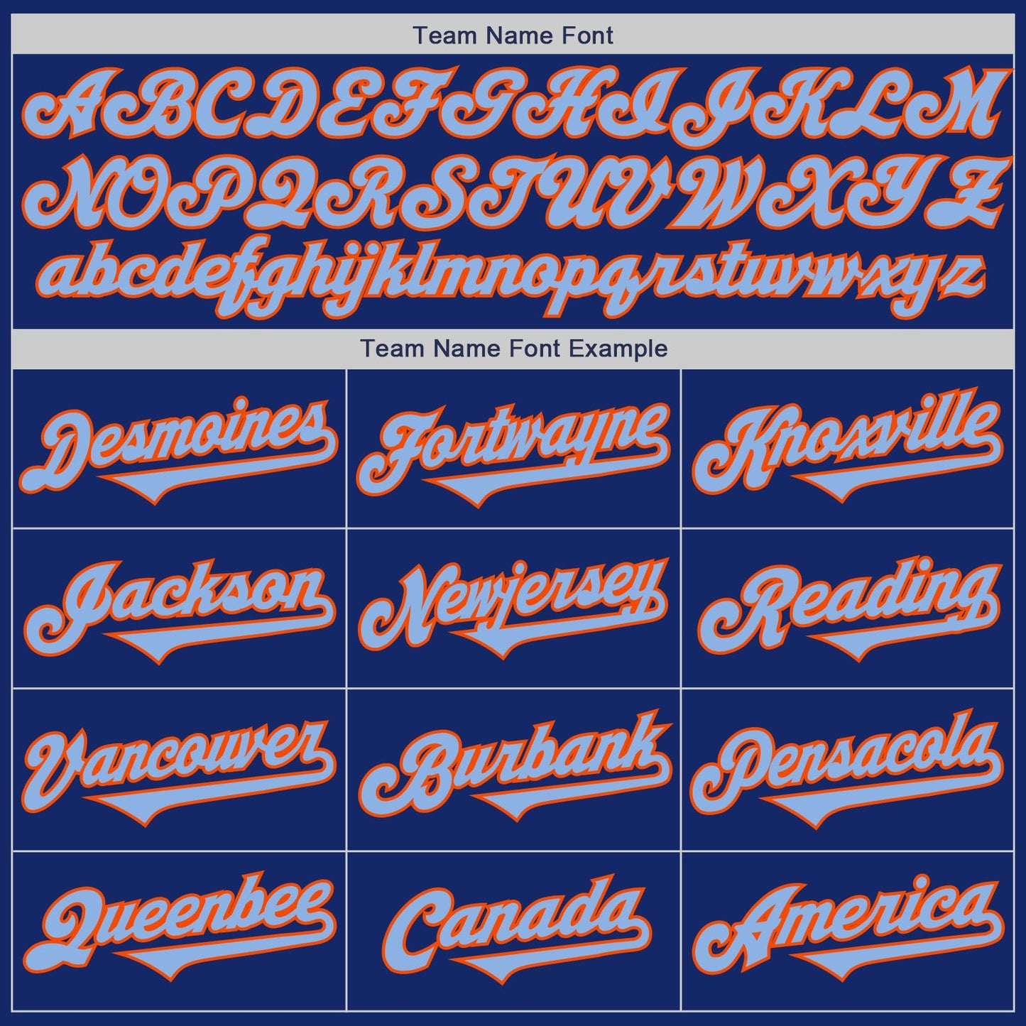 Custom Royal Light Blue-Orange Authentic Two Tone Baseball Jersey