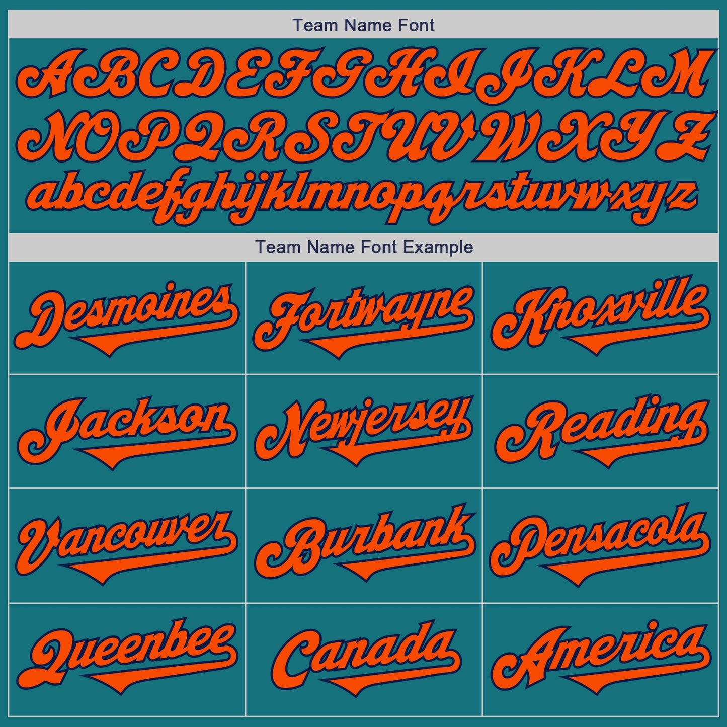 Custom Teal Orange-Navy Authentic Two Tone Baseball Jersey