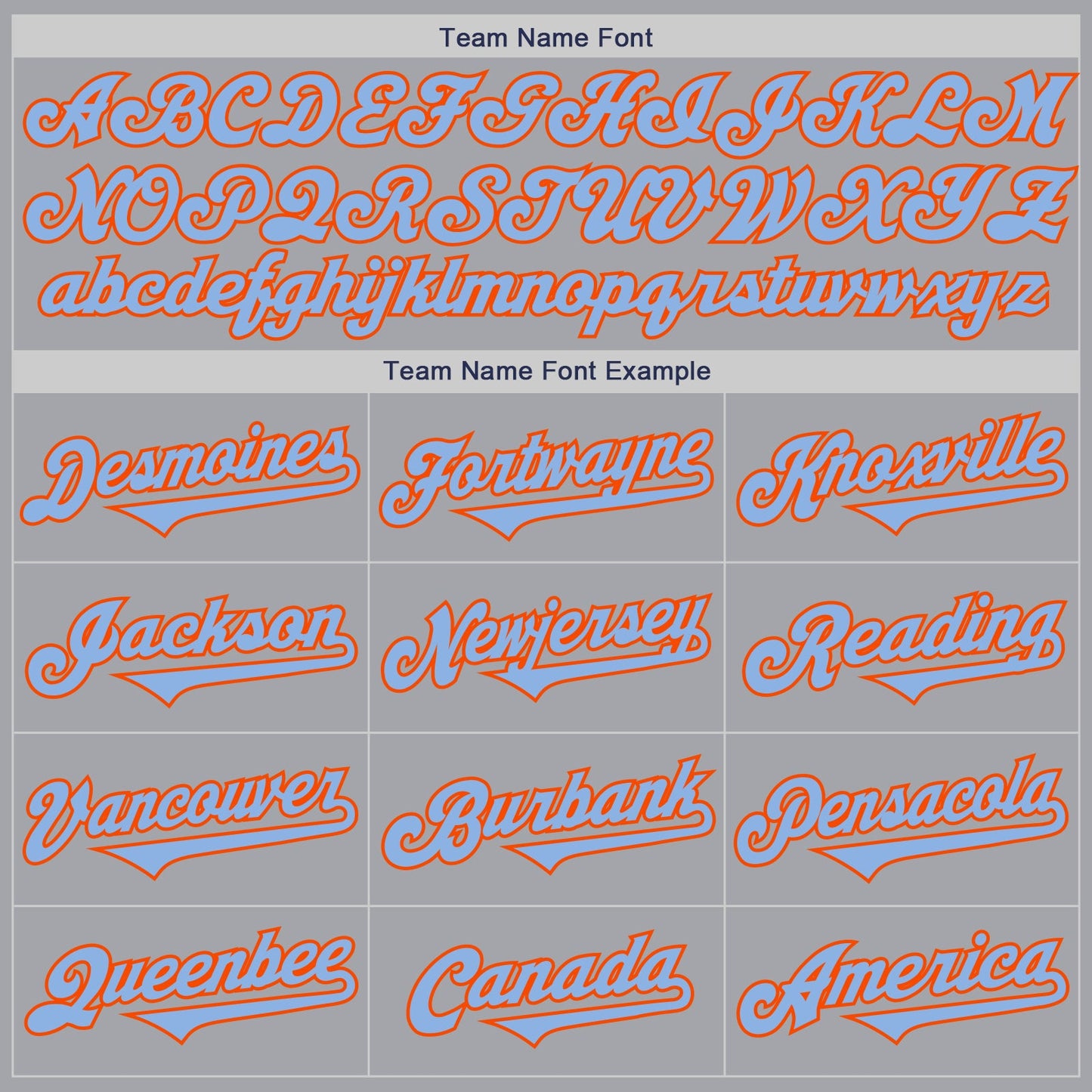 Custom Gray Light Blue-Orange Authentic Two Tone Baseball Jersey
